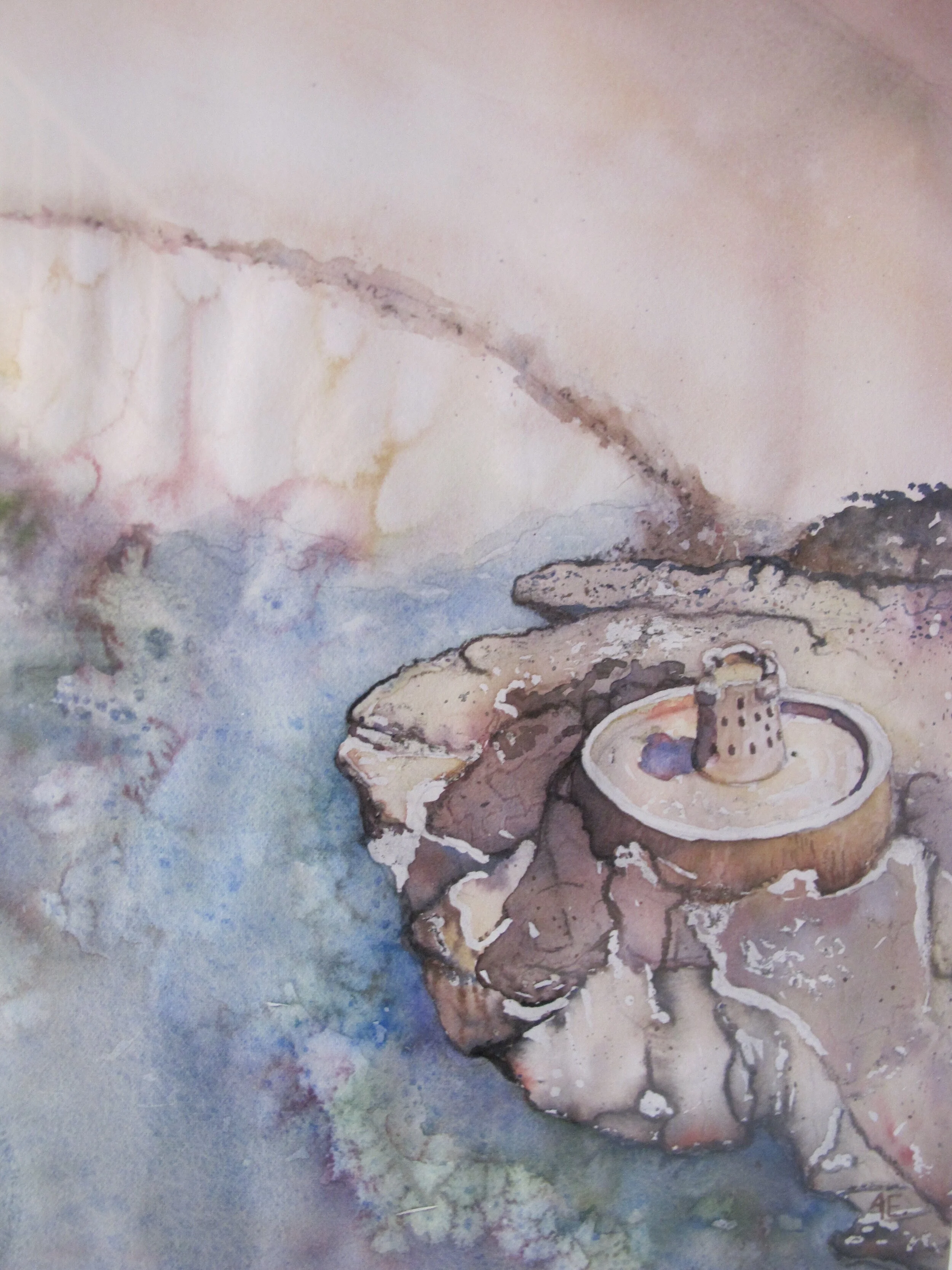 'A bird's eye view - Sand and water'