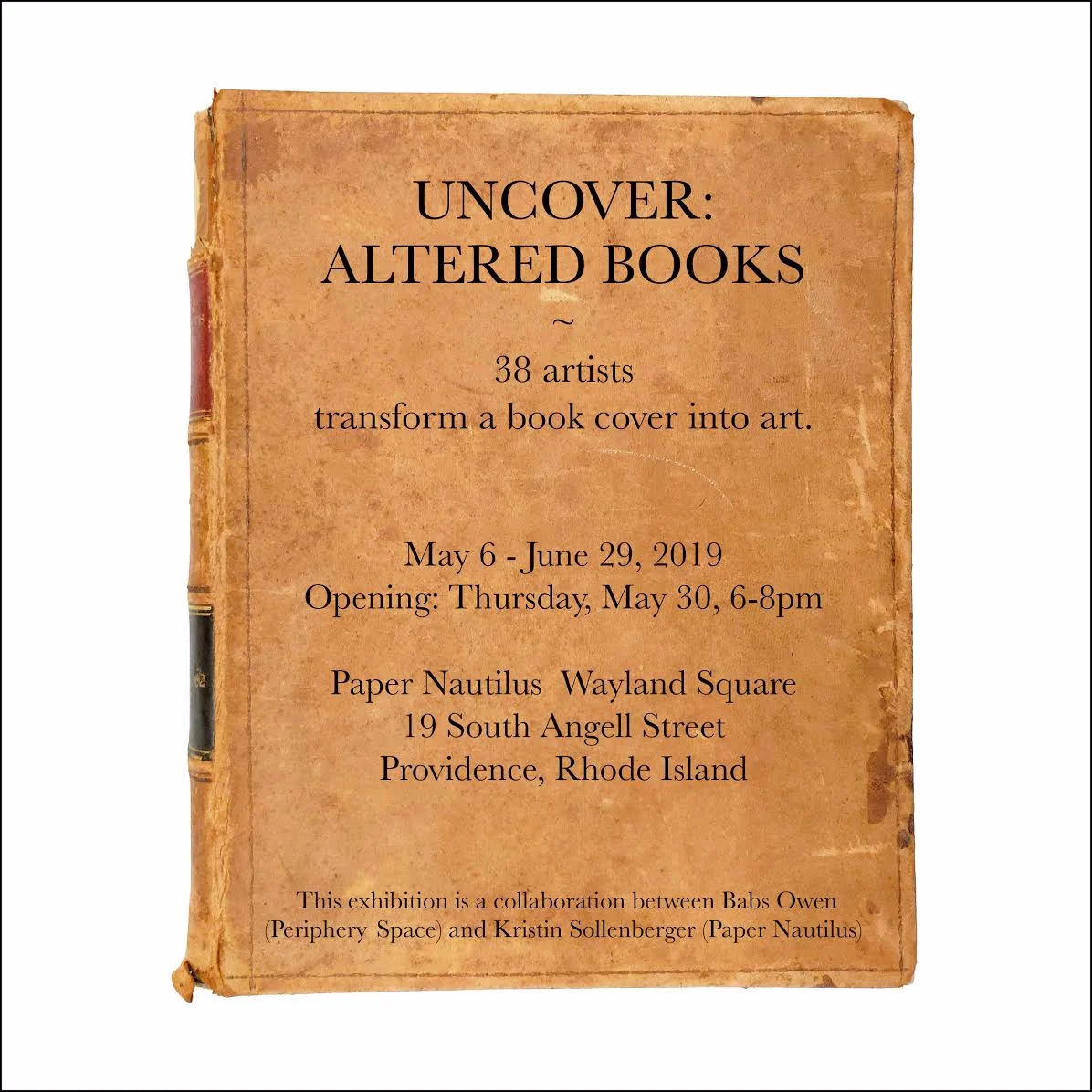 Uncover: Altered Books at Paper Nautilus