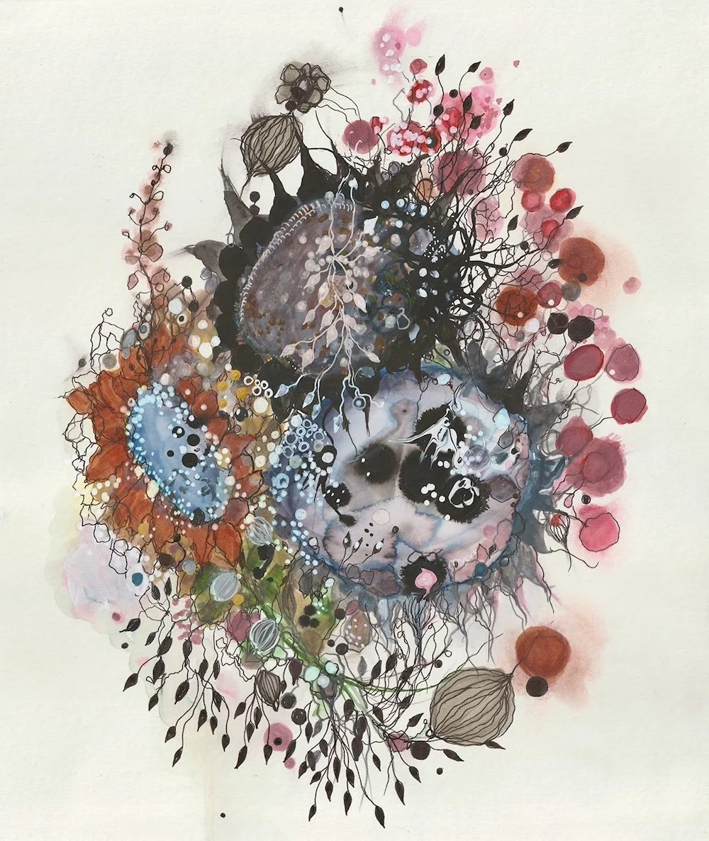 In-Between Flower Bed. 11" x 14."  Please email info@pxpcontemporary.com with purchase inquiries