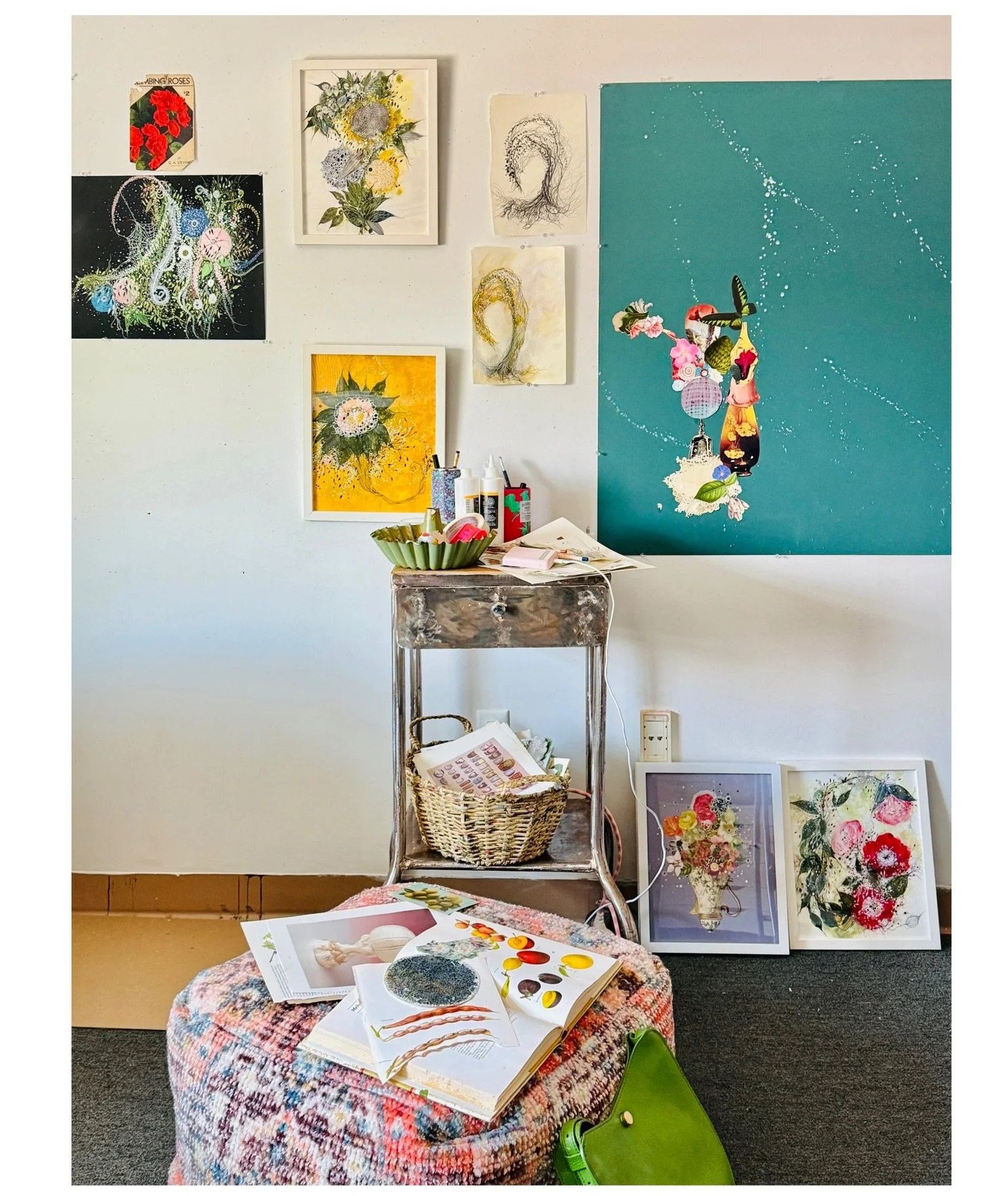 6/10 Studio report 
#jennybrownart #artstudio #creativespace