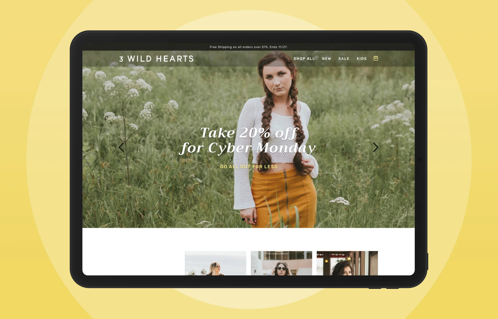 06 - Home Page for Three Wild Hearts.jpg