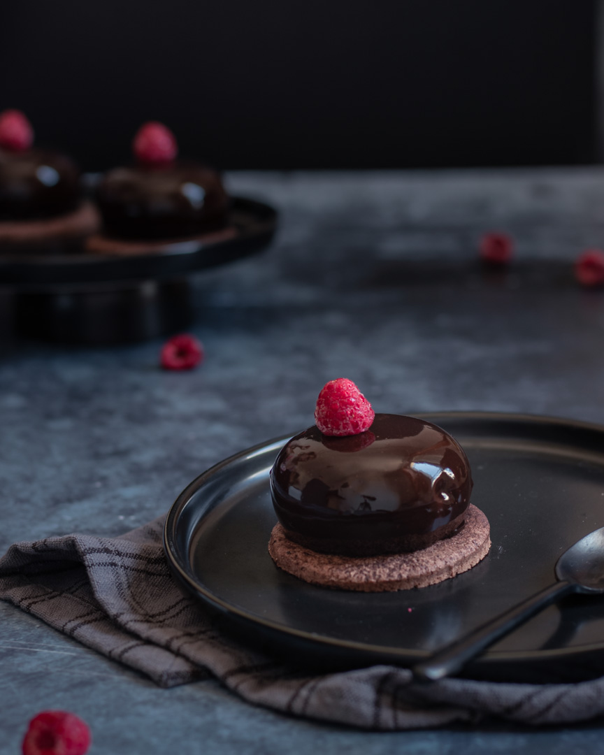 Entremets Chocolat Framboise A Cookie Story