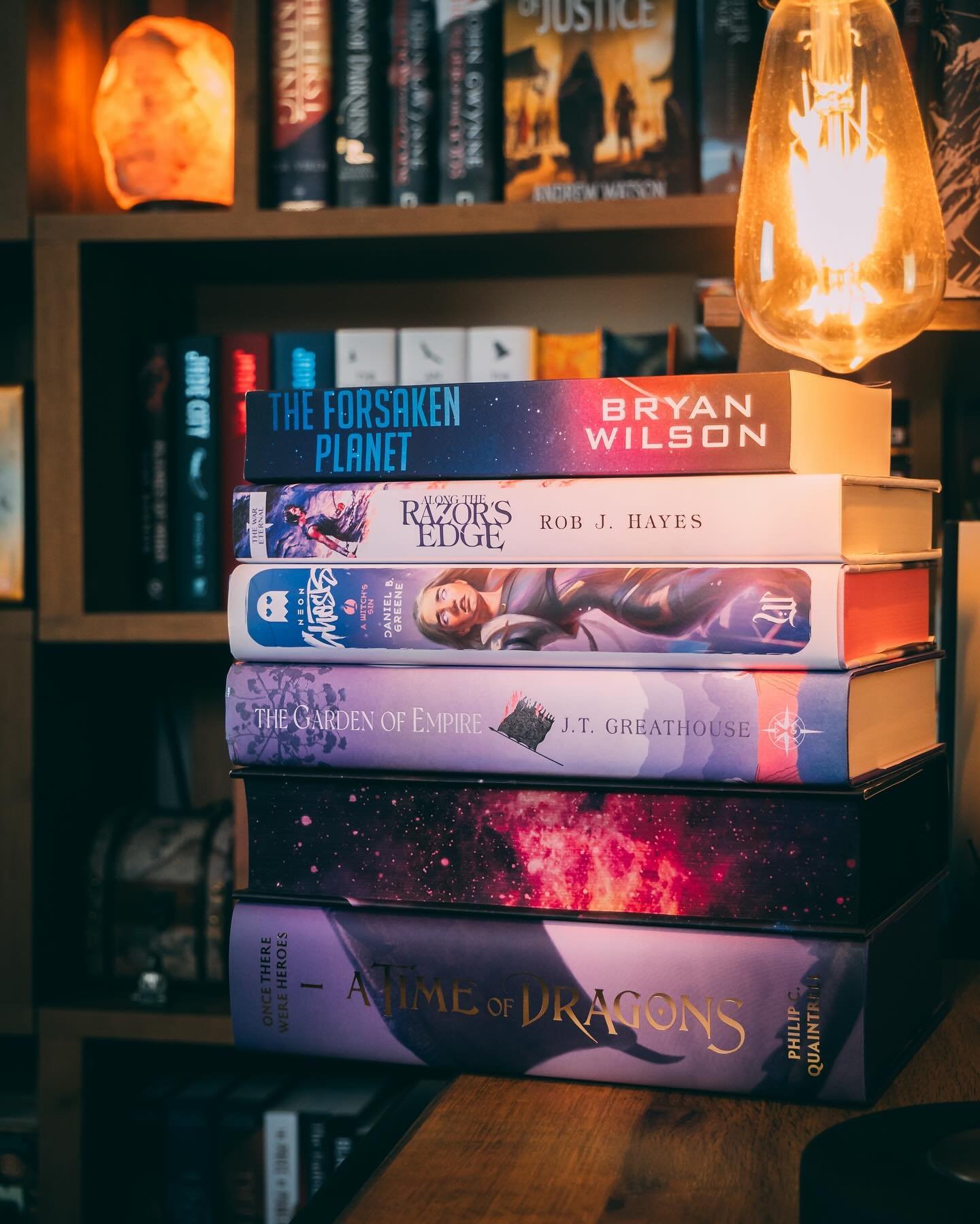 My-my-my Monday time with a purple stack 👄

📚 What is your favourite purple book?

I put out a post a year or two ago saying there weren&rsquo;t enough purple fantasy book covers. And since then there has been an onslaught of PURPLE and it&rsquo;s 
