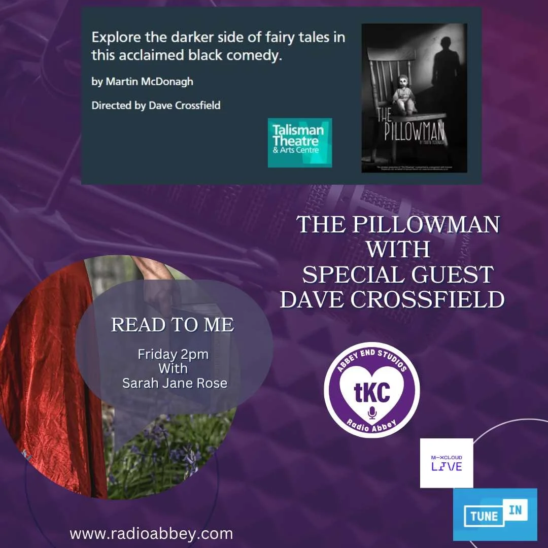 This weeks show features an interview with director Dave Crossfield about the upcoming production of The Pillowman @talismantheatre 

Delve into the twisted world of Katurian, a short fiction writer living in a police state. When several children are