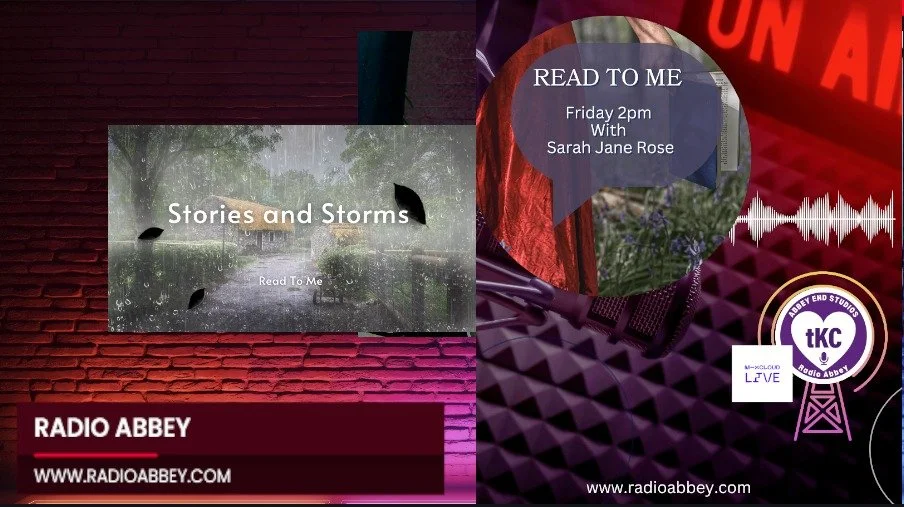 This weeks show feature three books perfect for Stormy Weather. 
https://www.mixcloud.com/RadioAbbey/read-to-me-stories-and-storms/