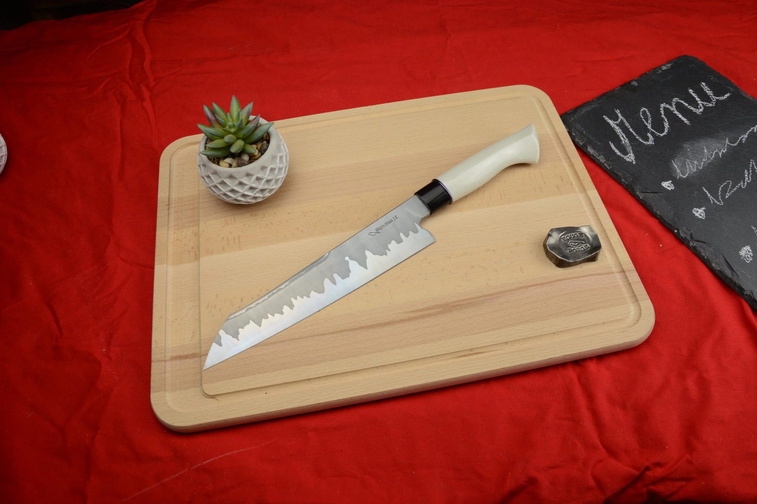 Shiitake inox mikarta Rougeforge (1).JPG