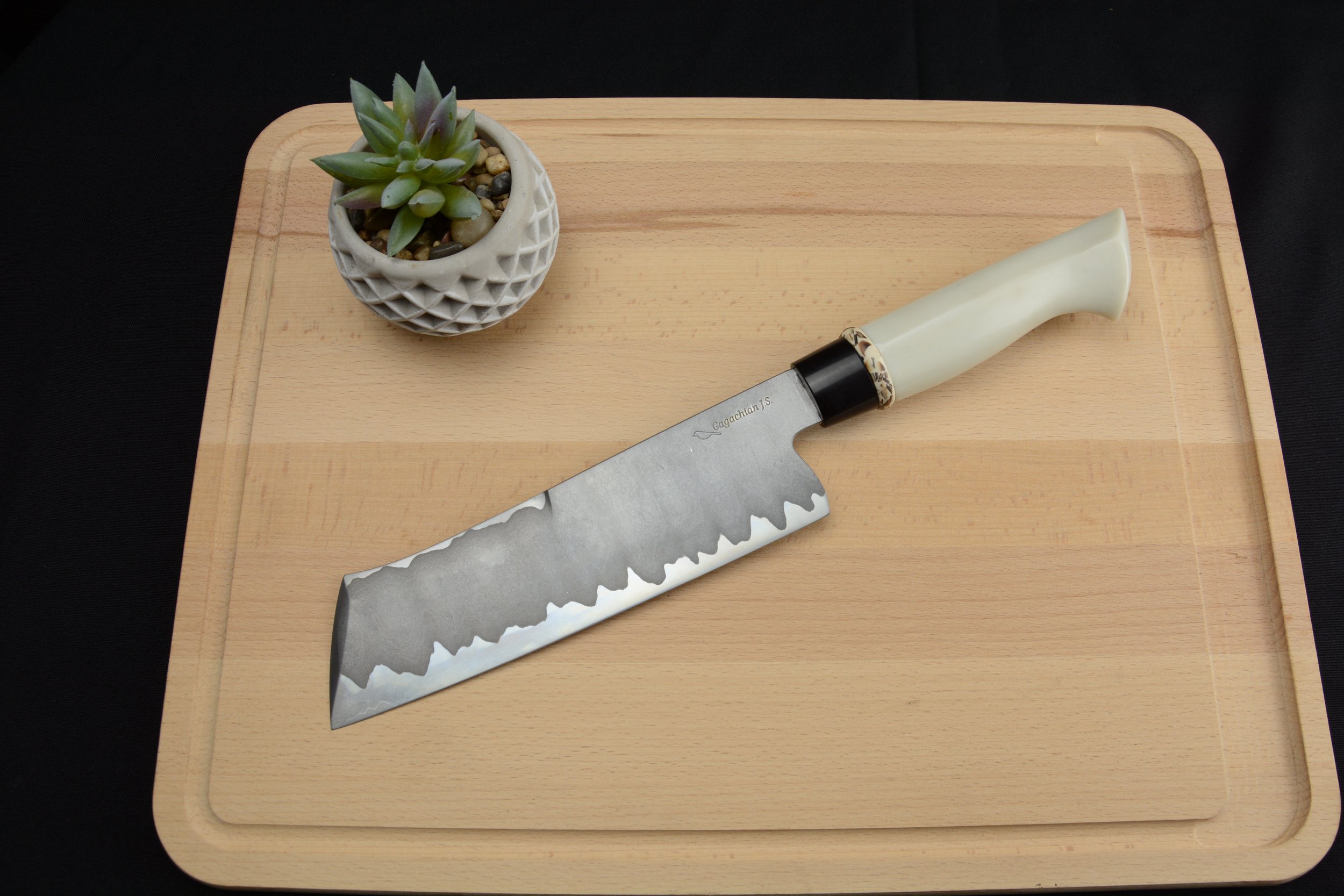 Cleaver inox delux Rougeforge de près.JPG