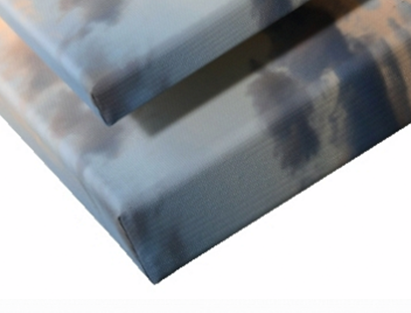 Highlights Briljante kleuren Frame in 2 diktes Gespiegeld, uitgerekt of wit zijaanzicht Eenvoudig ophangsysteem Luxe baklijst in 3 kleuren
