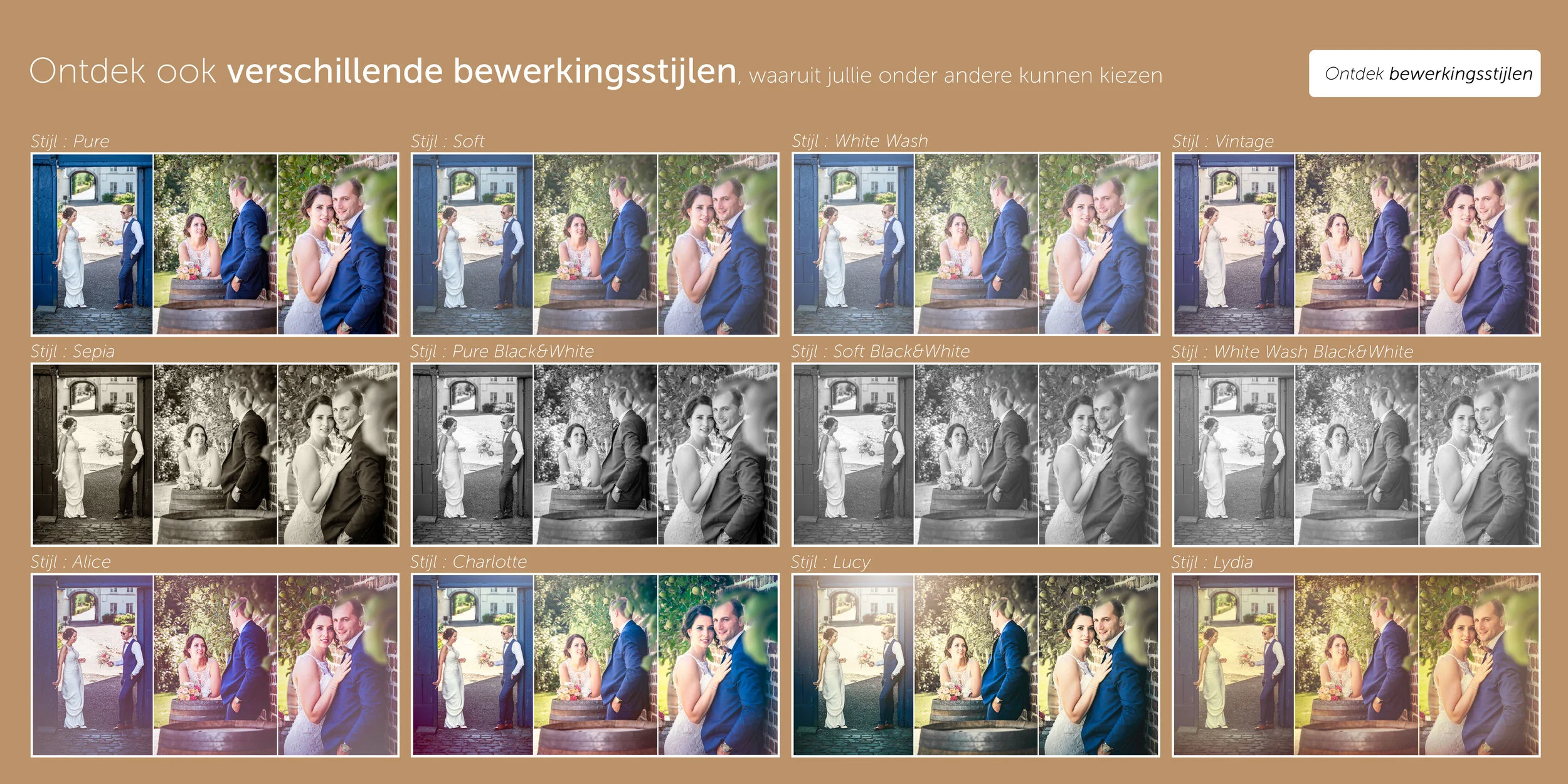 Ontdek bewerkingsstijlen