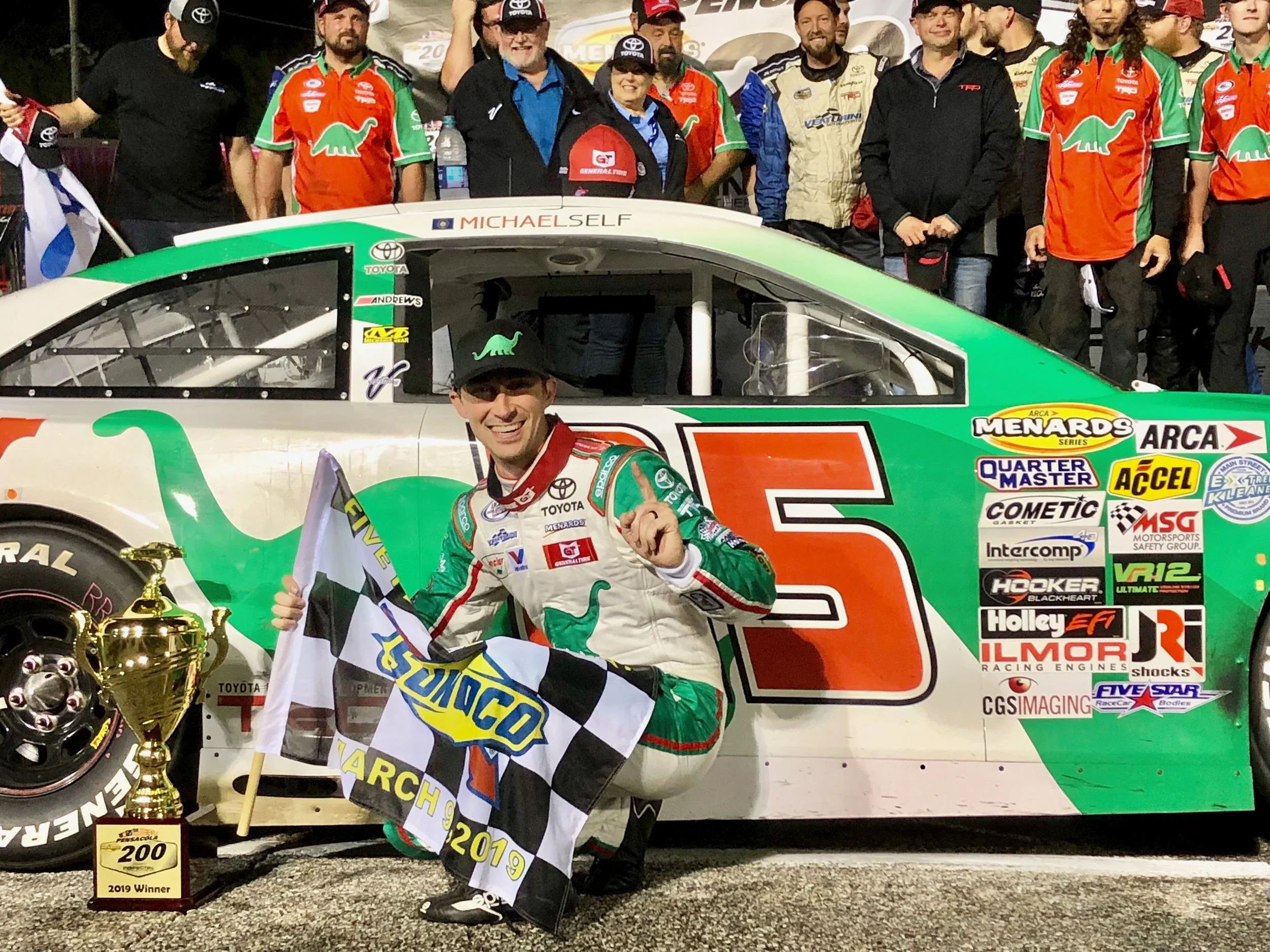 ARCA Pensacola 200 winner Michael Self