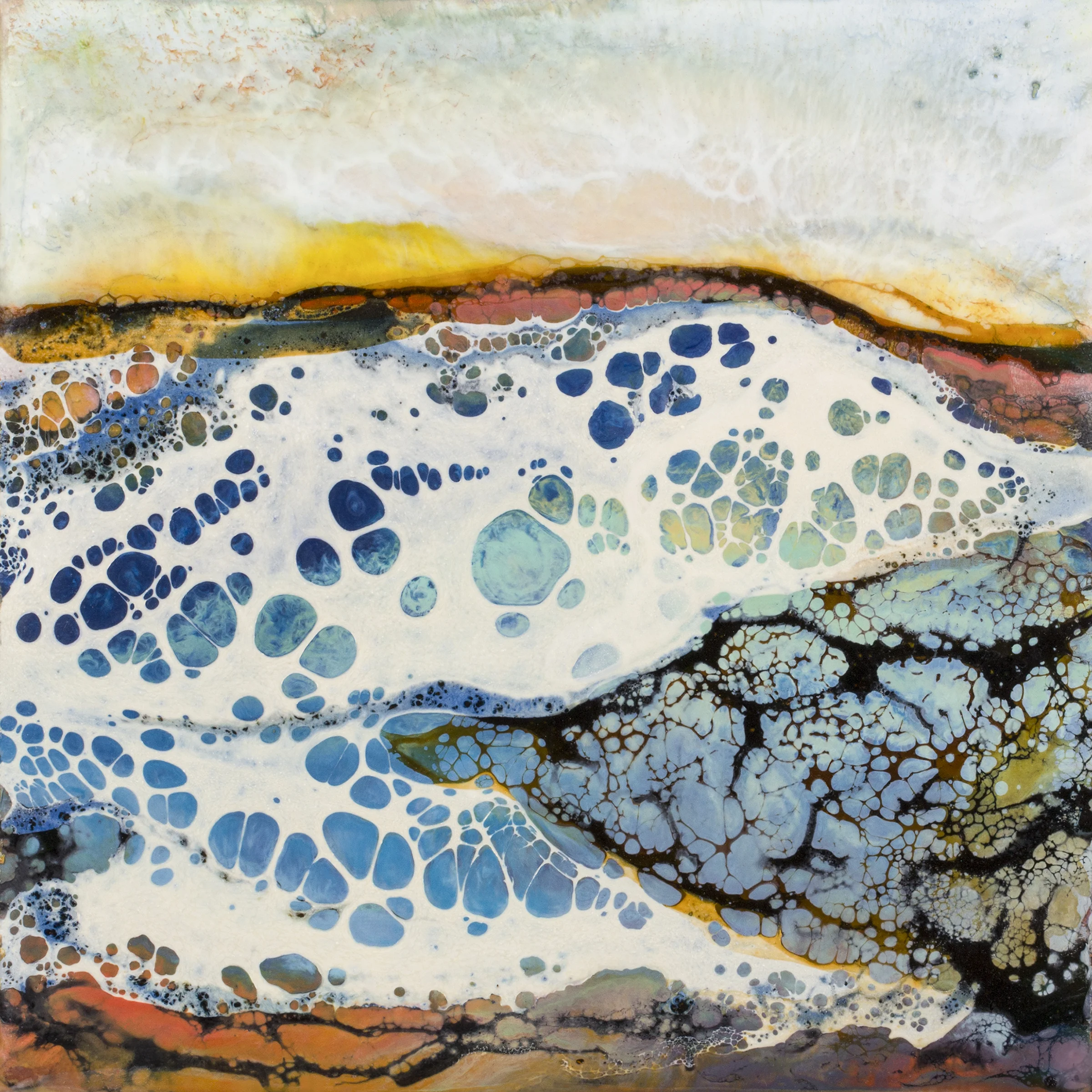 DAY WAVE 6X6 inches, Sold Prints Available