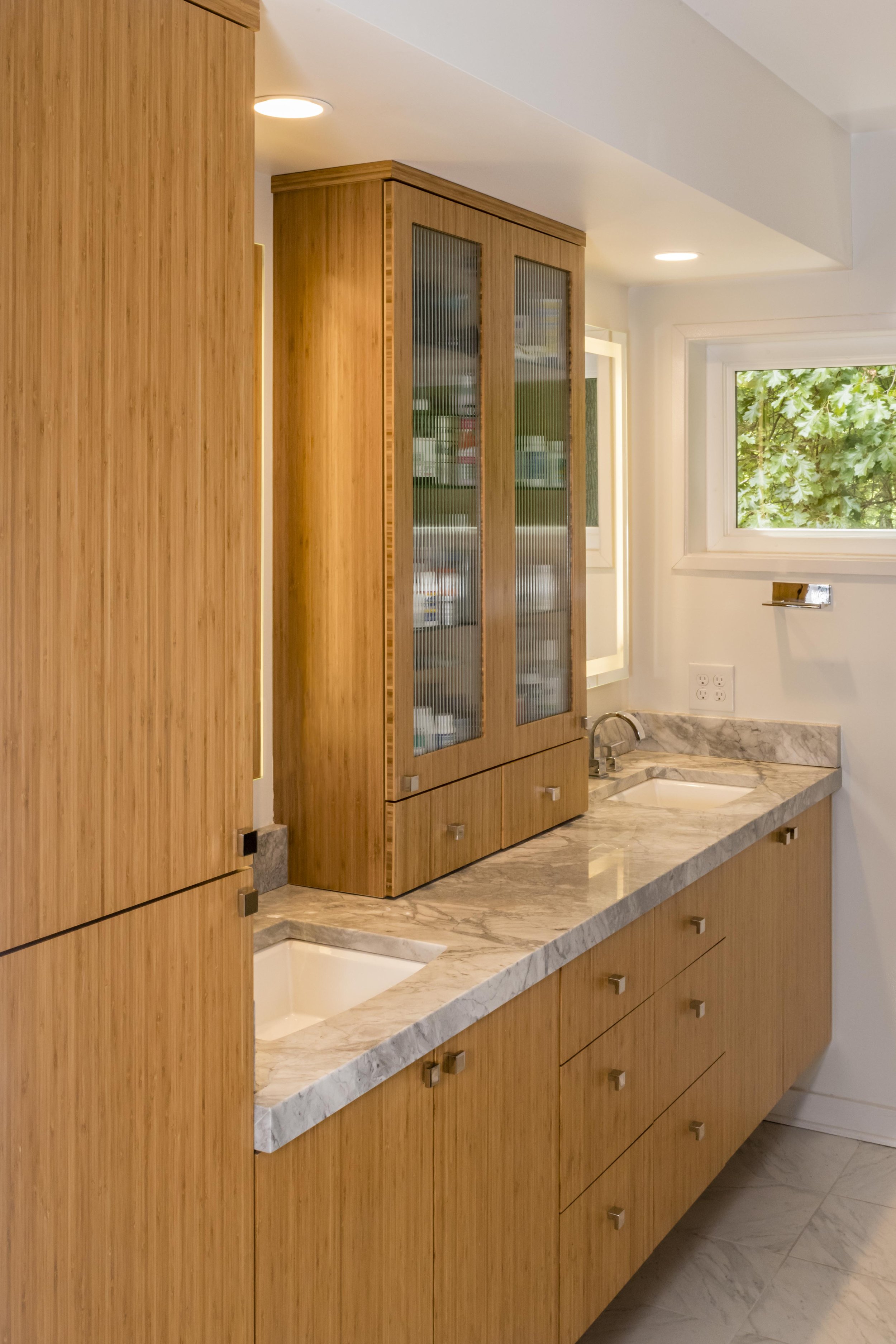 Caves Road: Primary Bath Cabinets