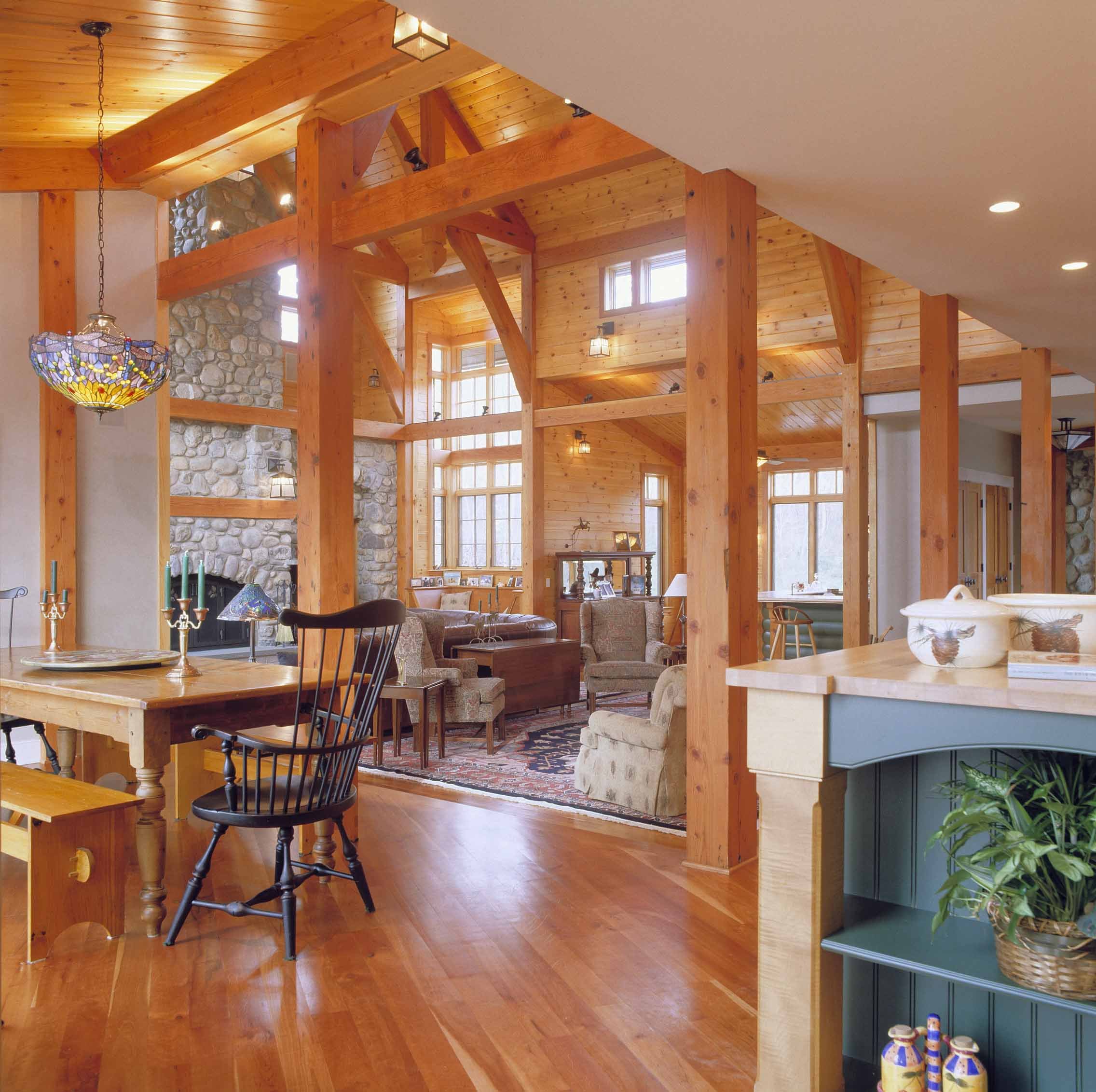 Hunt Country: Kitchen looking toward Family Room