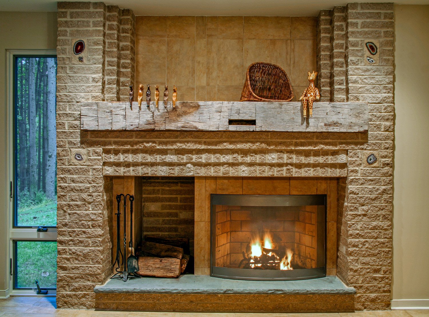 Woods: Fireplace