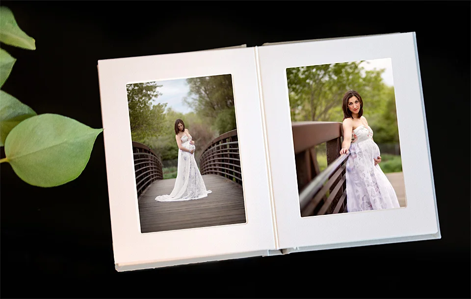 Our Standard Matted Album w/ 10 Luxe Prints.