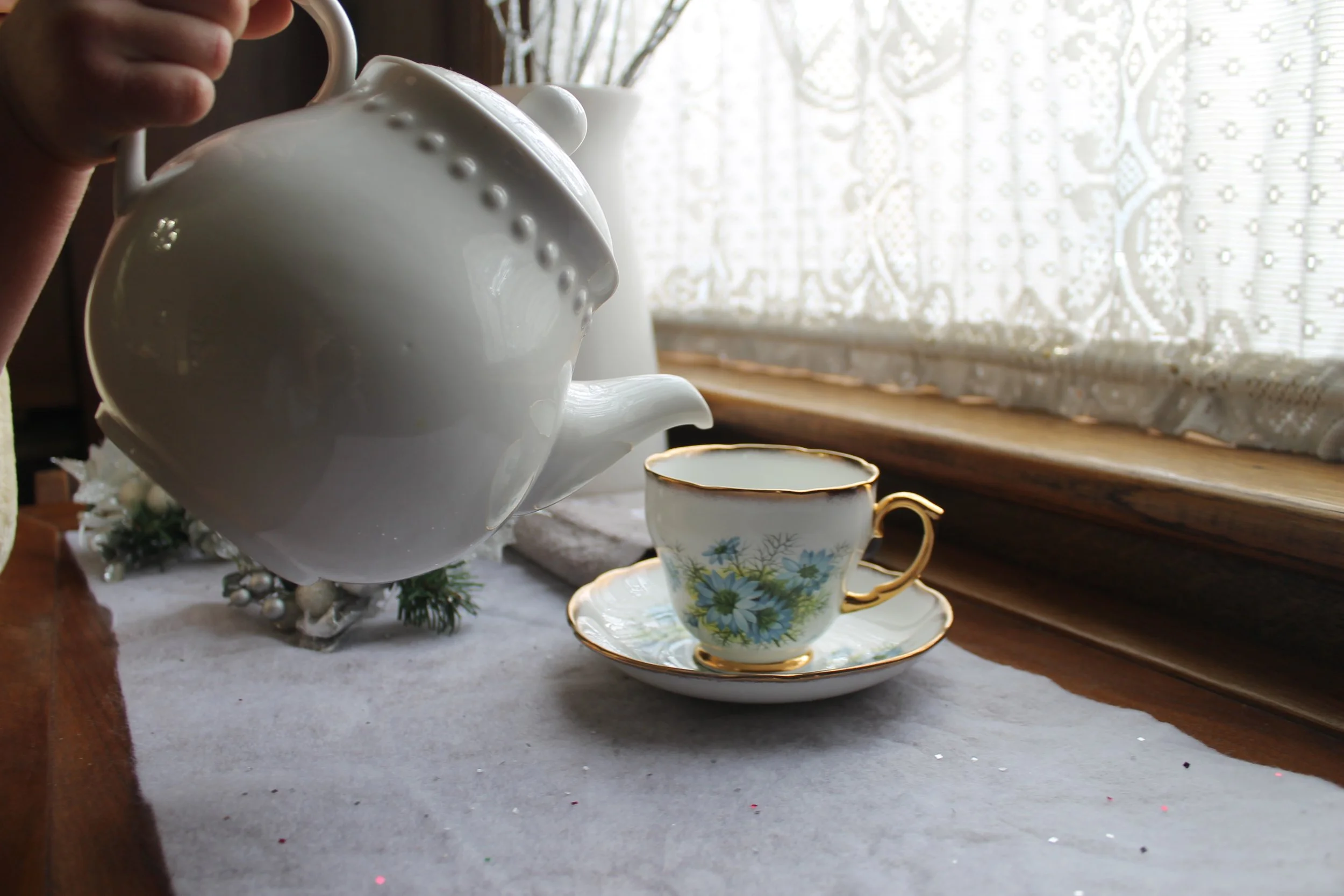 Making a Tea Latte