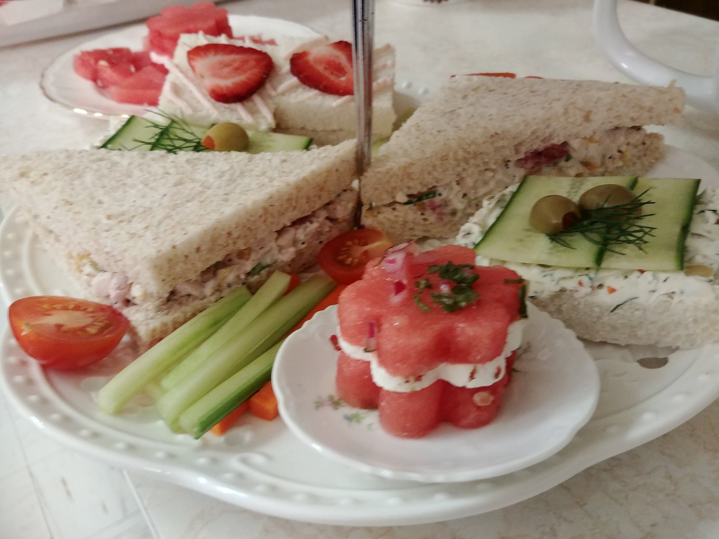 Afternoon Tea - Let's chat dainty tea sandwiches