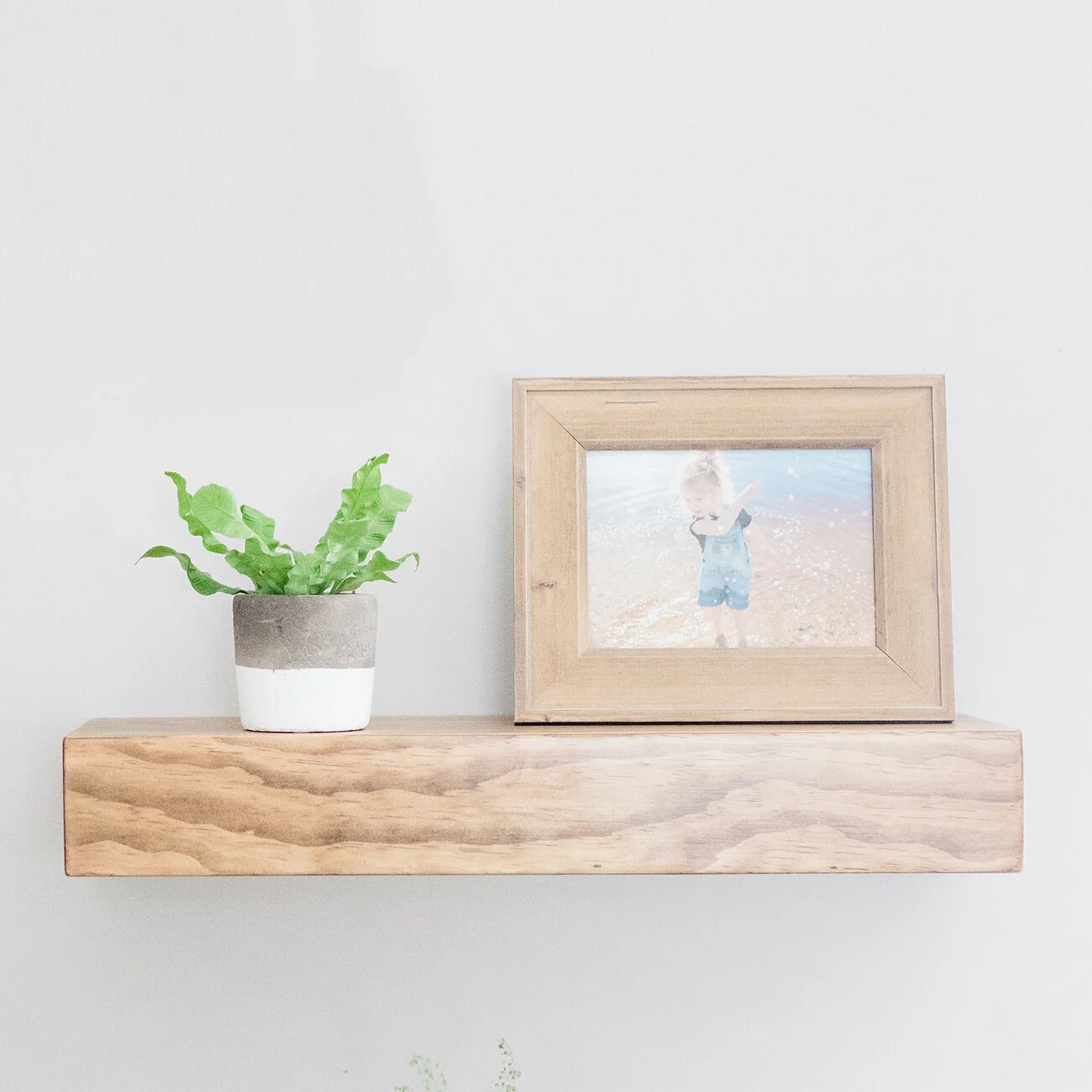 How to Hang Floating Shelves with Keyhole Hangers