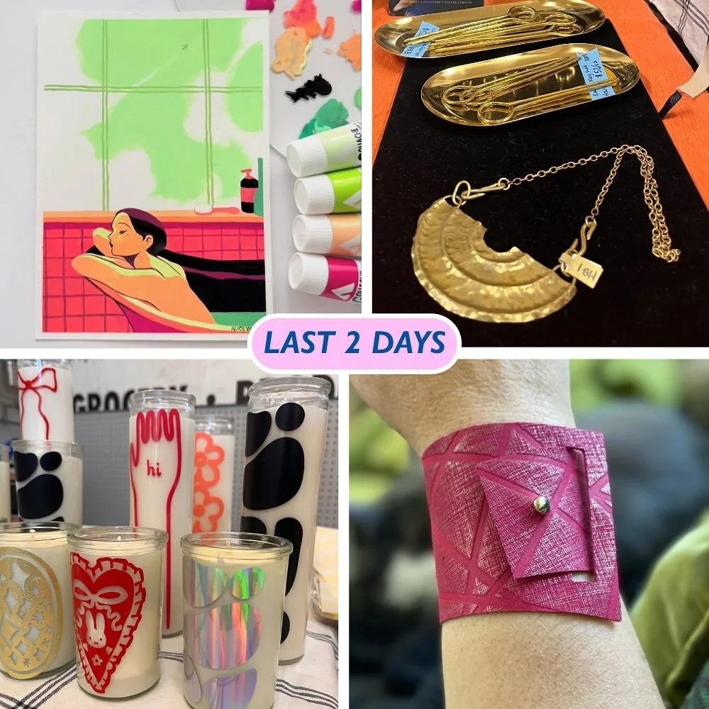 LAST WEEKEND to shop the outstanding collection of artist goods at The Pop-in Winter Fair. Support your local community by shopping small this year!

Kavamore Press is hosting 40+ local artists this year with work in ceramics, jewelry, printmaking, b