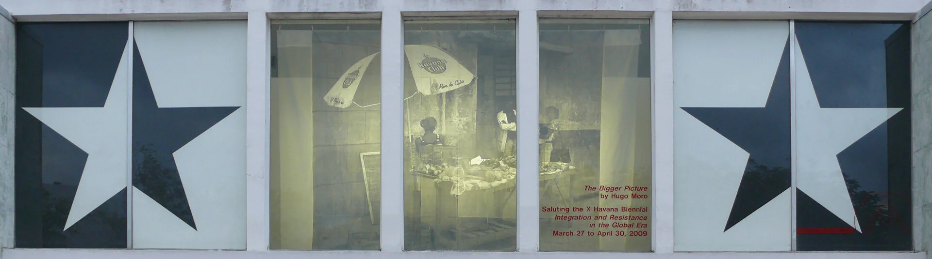   The Bigger Picture , 2009. Multi-media installation. 8 x 30 feet. 