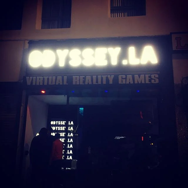Odyssey.LA takeover. Keep up to date for future events. We might be at an awesome venue, loft, or warehouse near you. You never know where this odyssey will take you. Thanks to @virtualrealityhollywood being our Feb location.