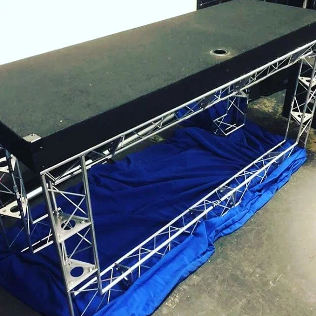 Thanks @astroavl for building this custom truss table for us. We are looking forward to putting it to use. #djtable #customsjtable #trusstable #house #technomusic