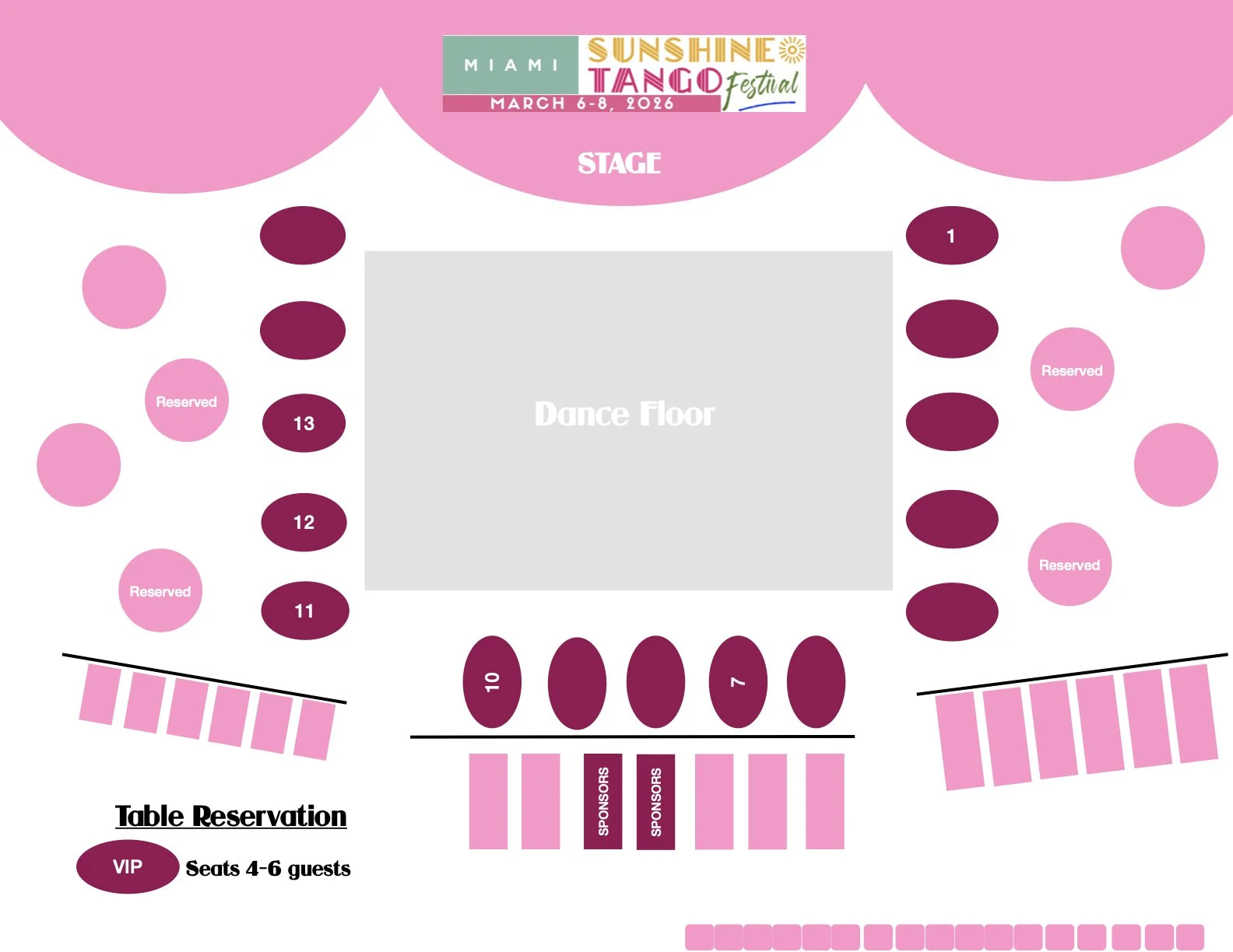 VIP TABLE RESERVATION