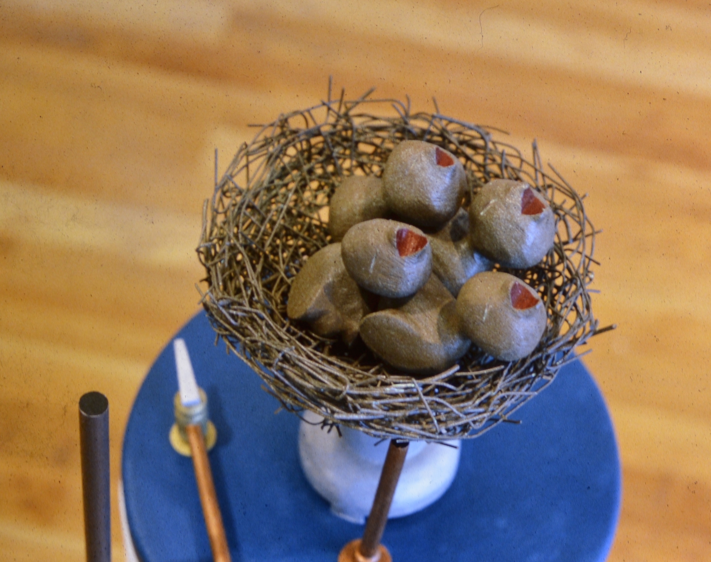 Four Hungry Mouths to Feed (Detail, from the installation, "The Other")