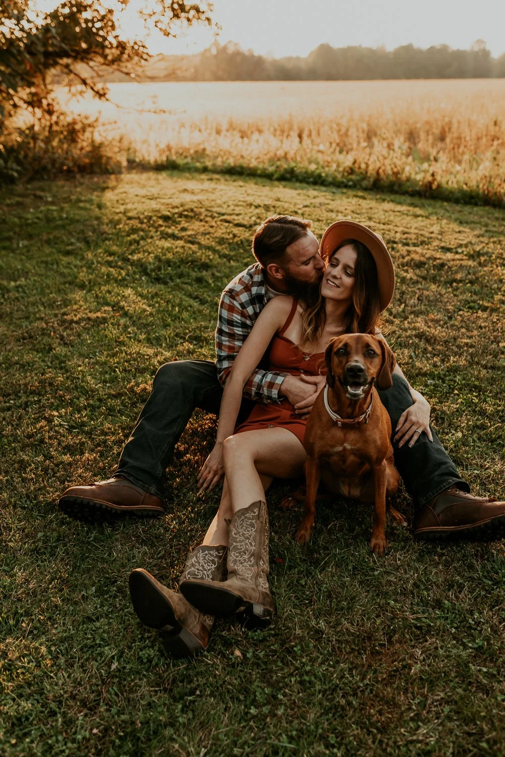 Kelsey and Andrew // Fritz Farm Engagement Photos
