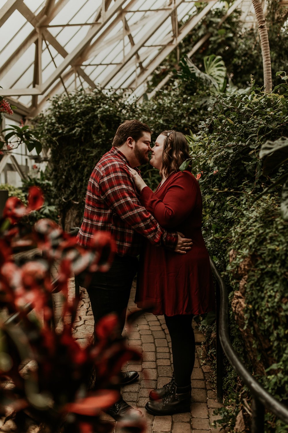 Bailie + Ethan // Franklin Park Conservatory Engagement Photos
