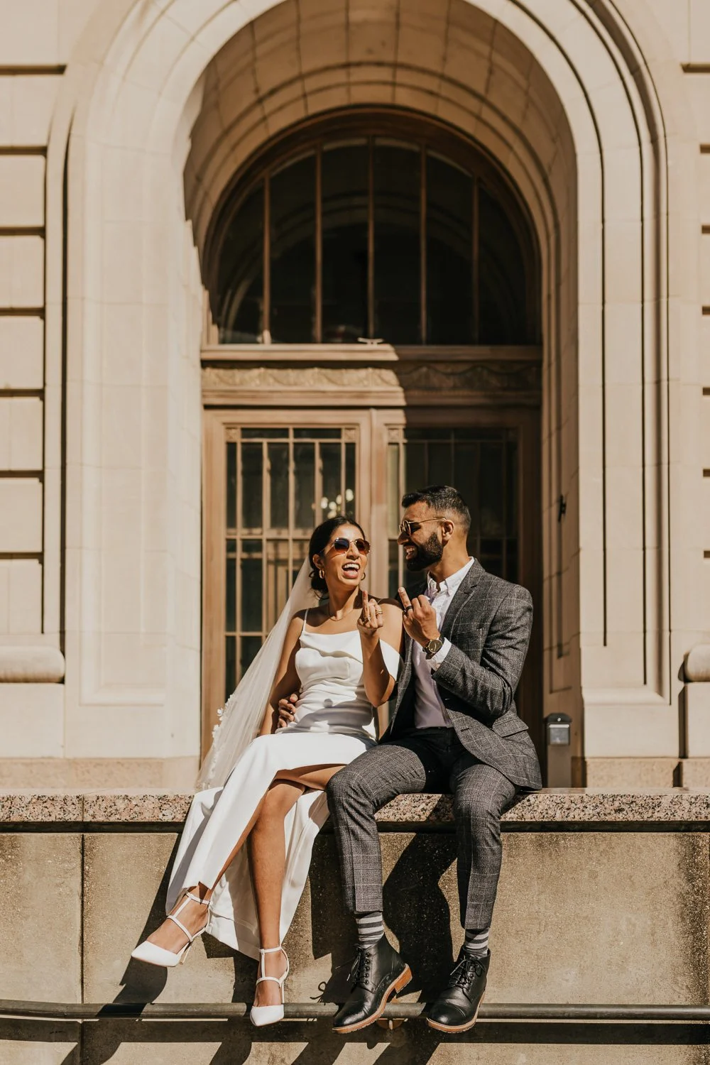 Grewal Elopement // Hamilton County Courthouse