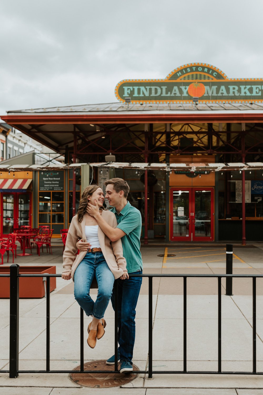 Downtown Engagement Photos // Ohio Wedding Photographer