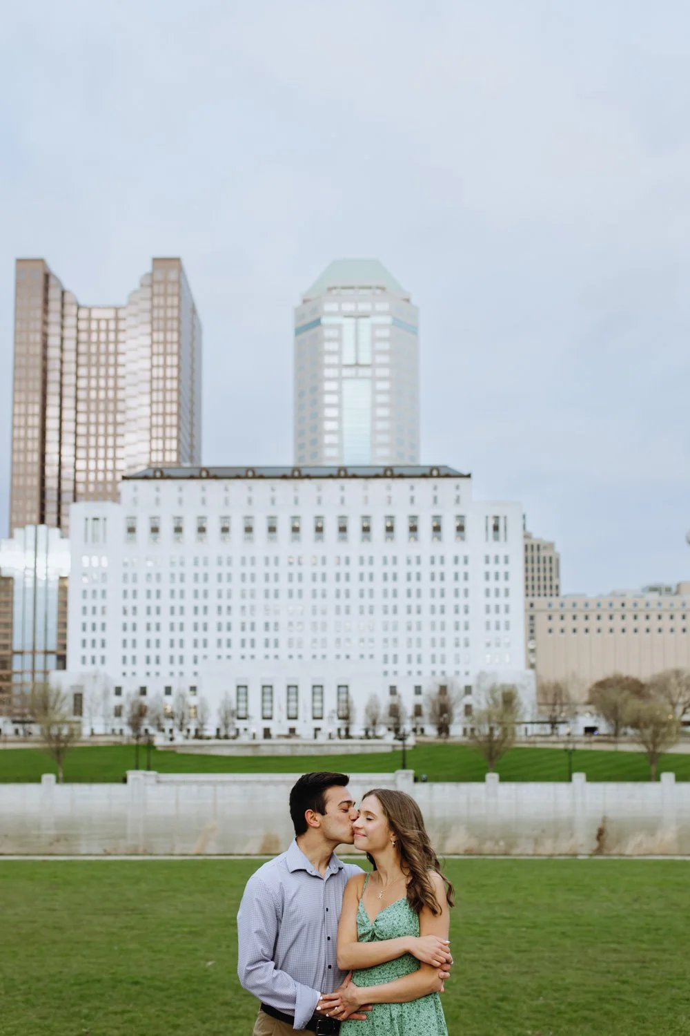 Emily and Antonio // Scioto Mile Engagement Photos