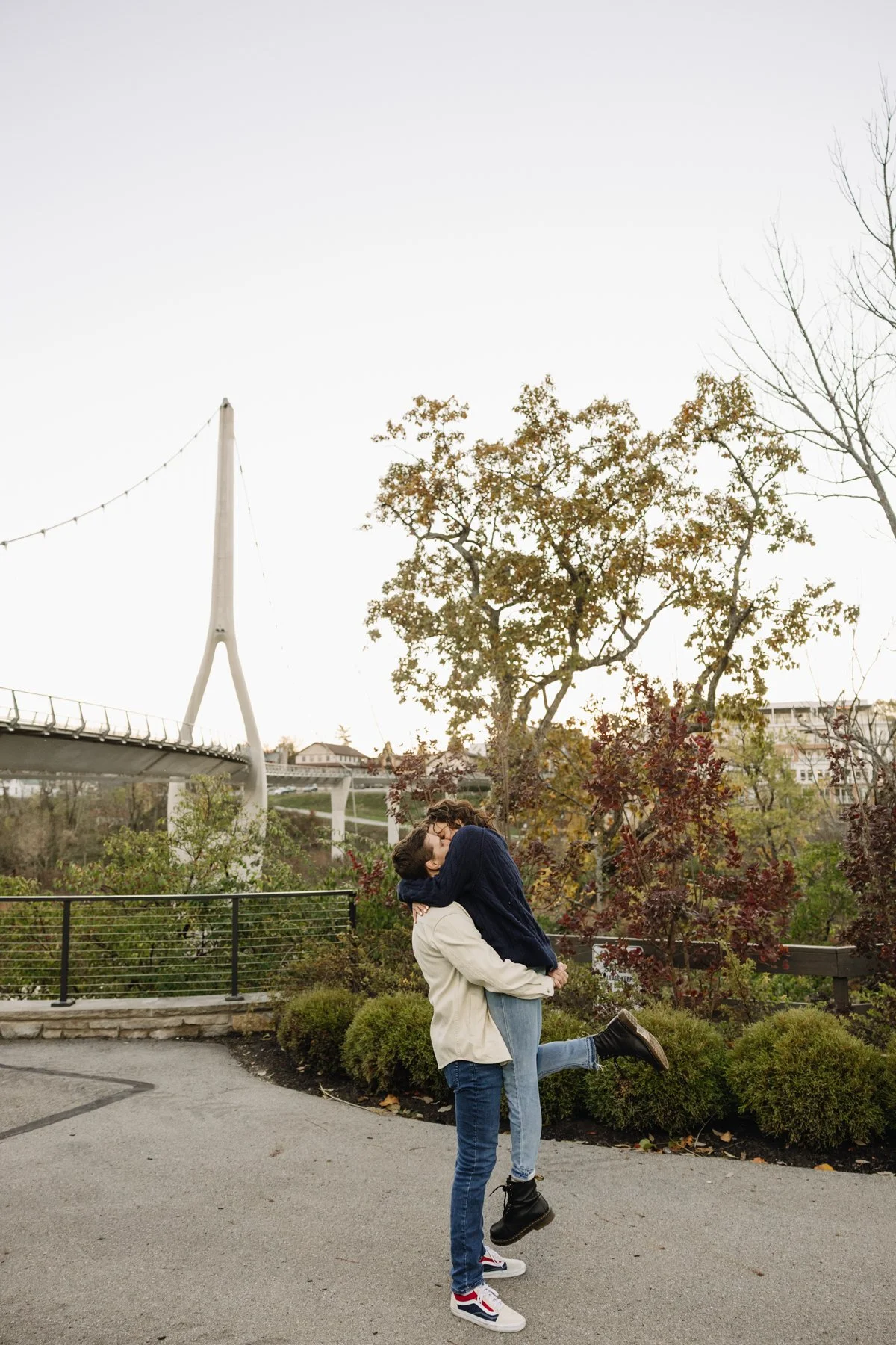 Bridge Park Engagement Photos // Sarah and Ryan