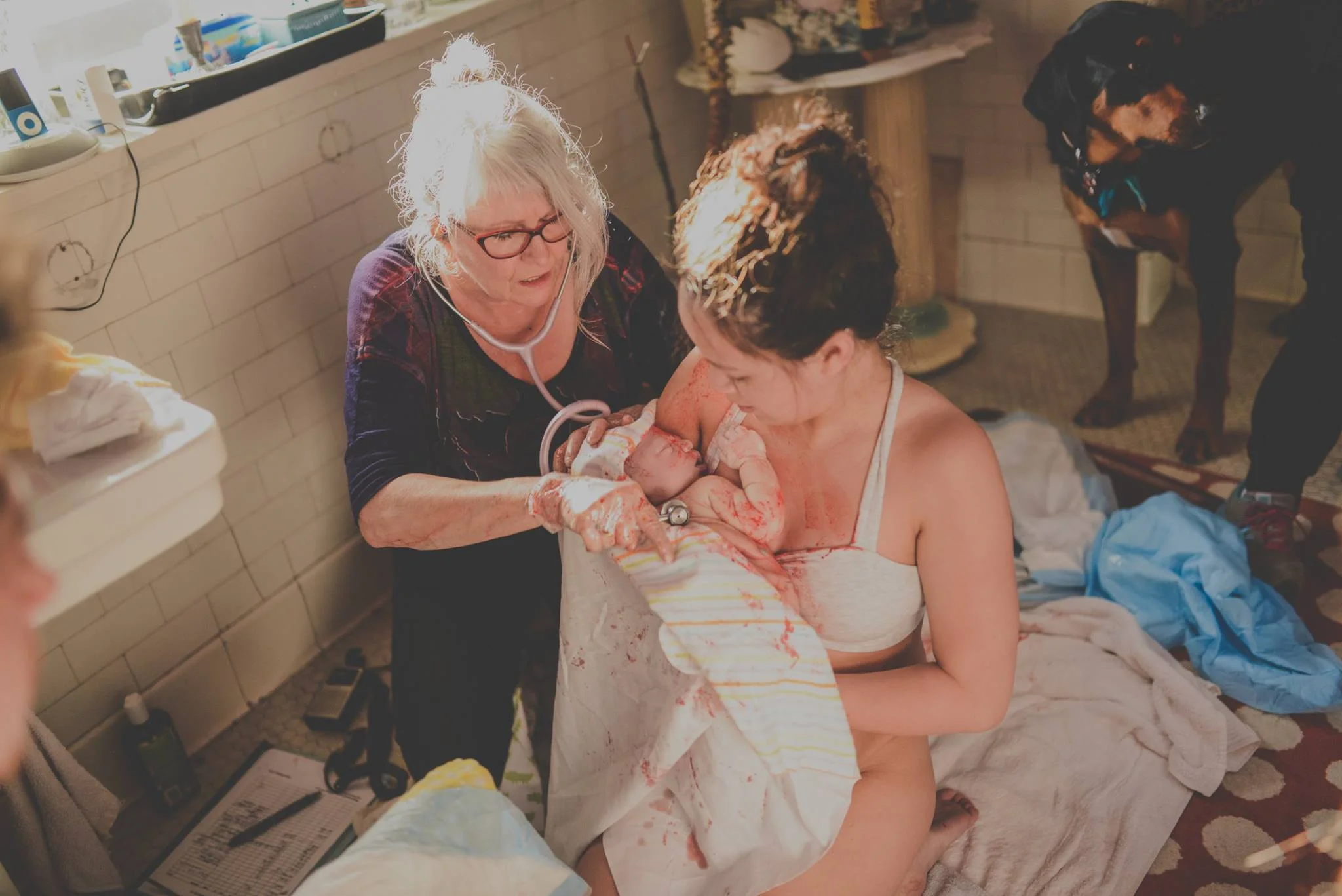 Photo by Tammy Bradshaw Photography. Karen & I after my 1st birth