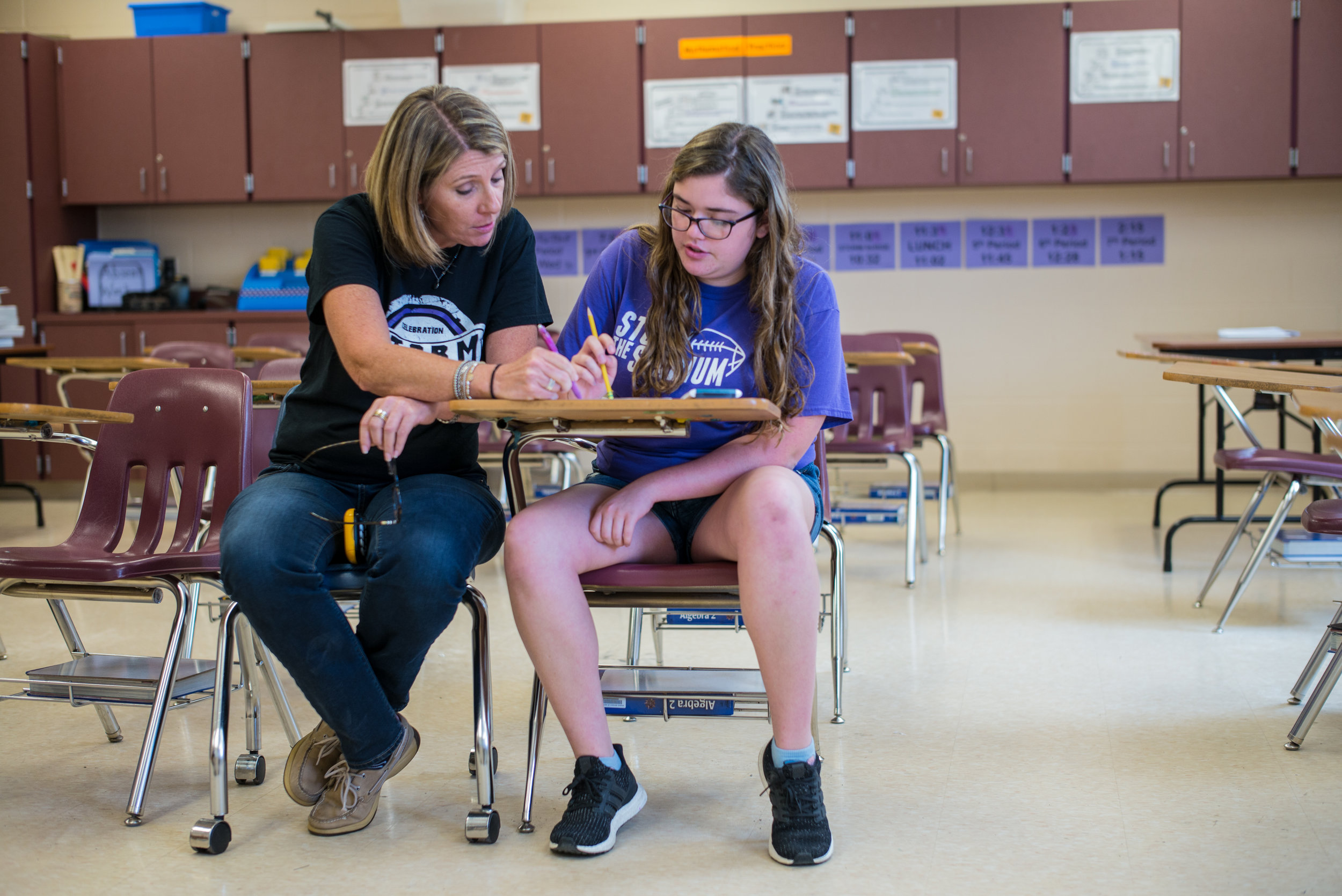 The family held off on seeking a 504 designation at the public school she attends, thinking lifestyle changes such as more sleep might help. “We didn’t want to be people taking advantage of the system,” said Kathryn Arce.