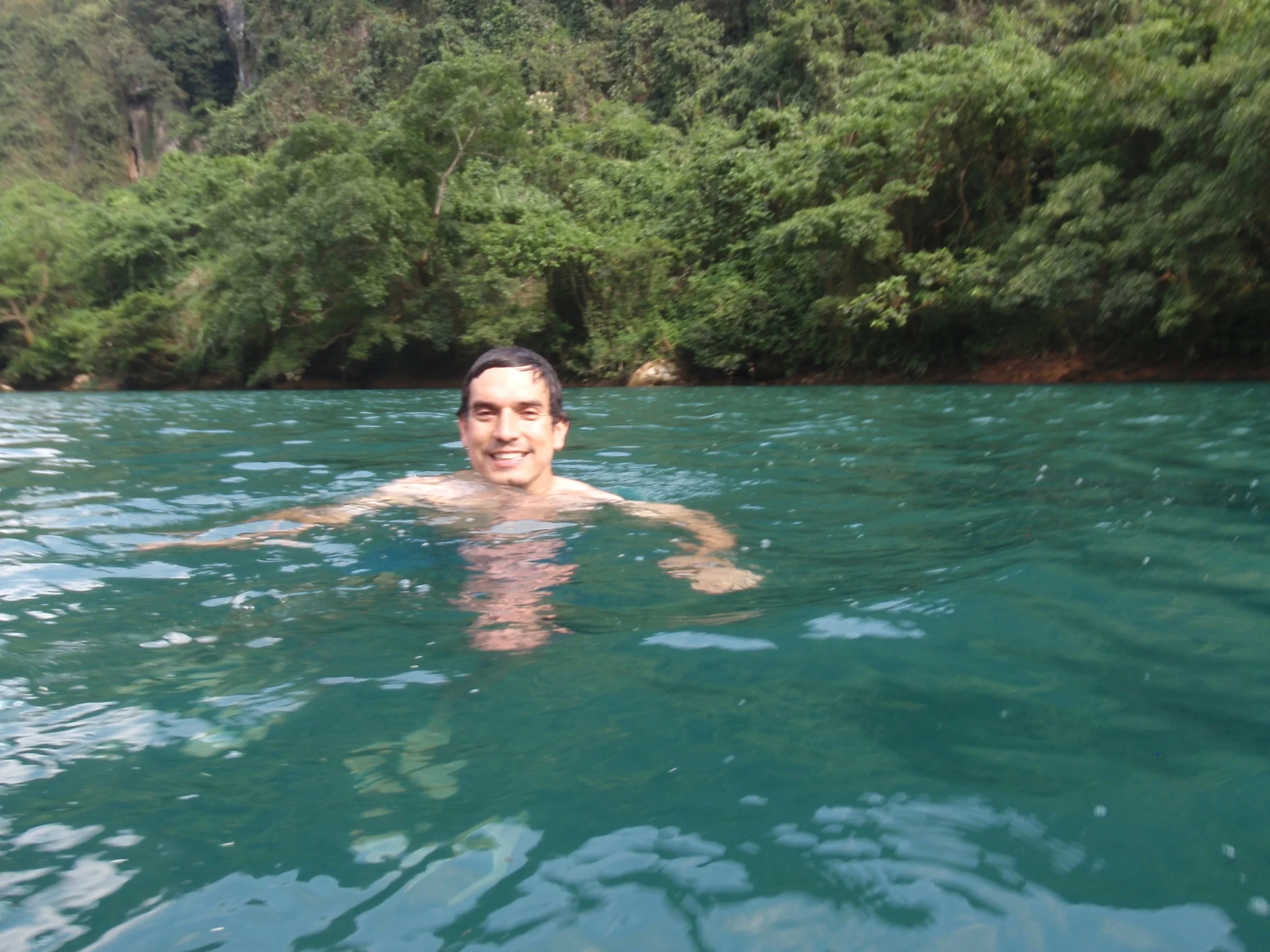 Forever smiling when in water. <3