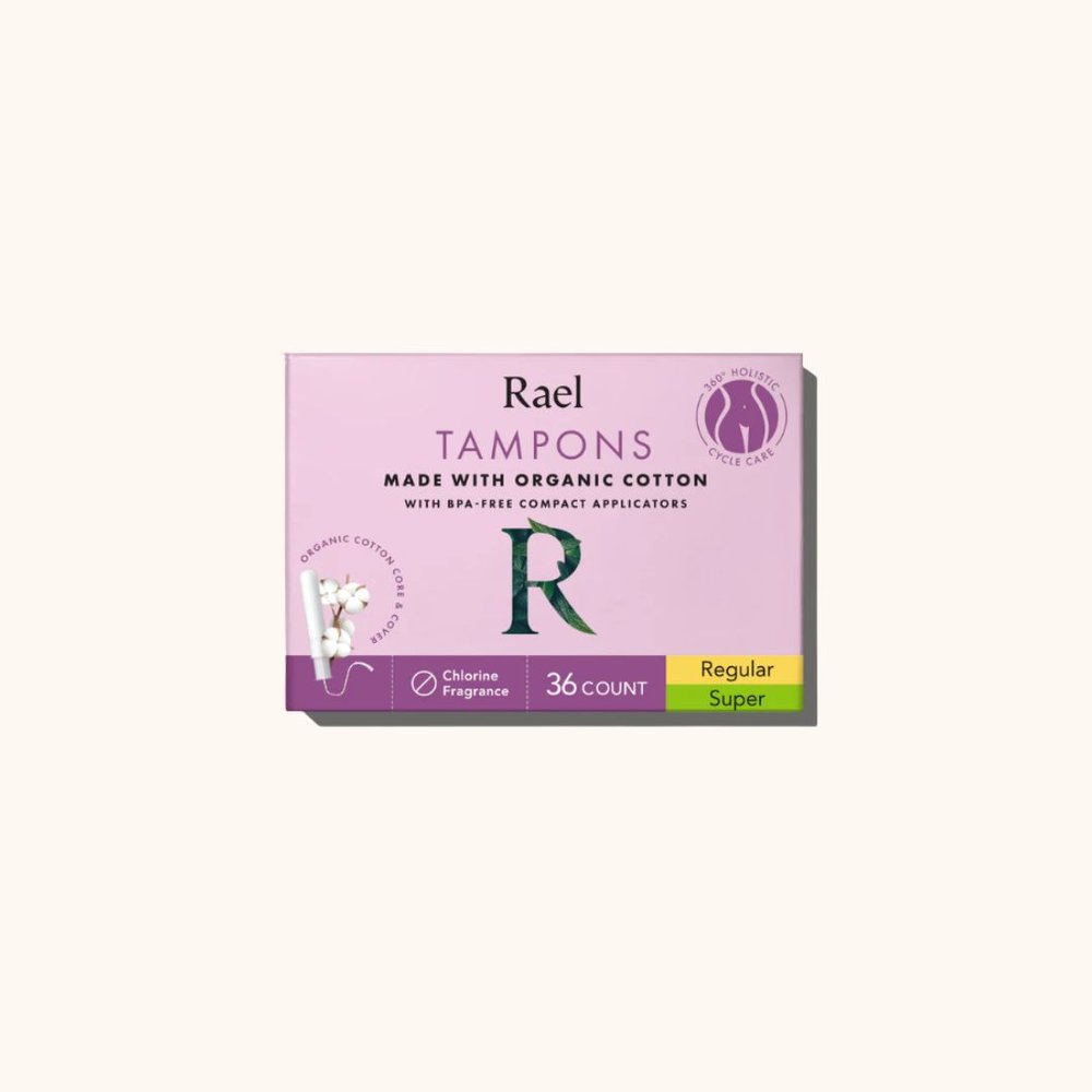 Rael Compact Tampons Made With Organic Cotton