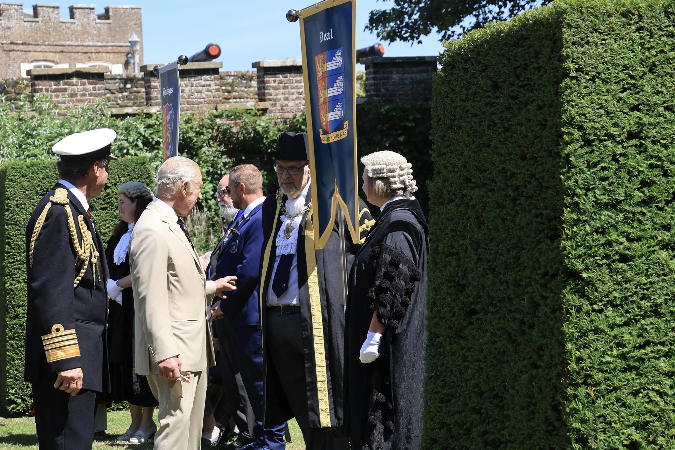 Deal HM The King visits Walmer Castle 4F2A0853.jpg