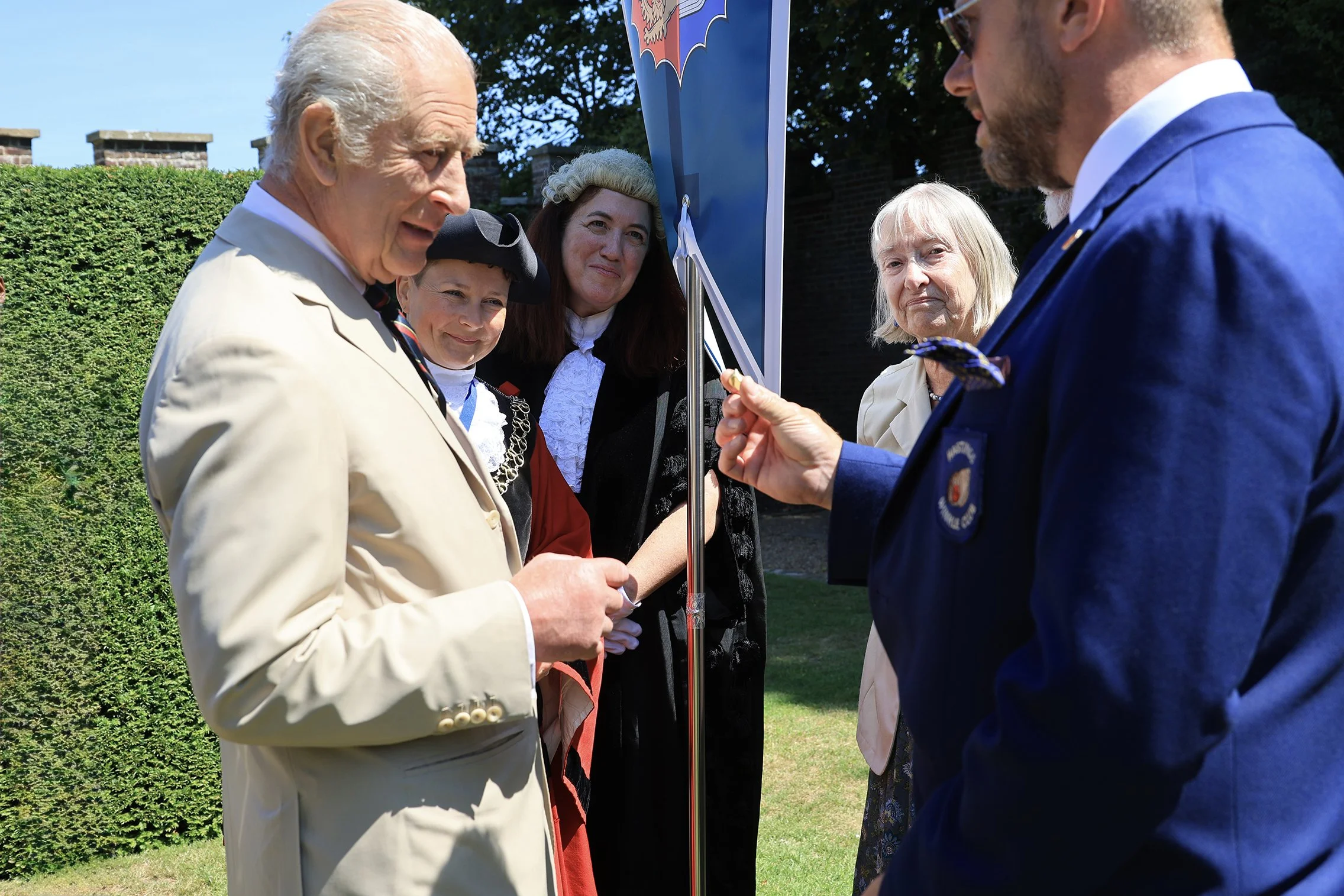 Hastings  HM The King visits Walmer Castle  4F2A0835.jpg