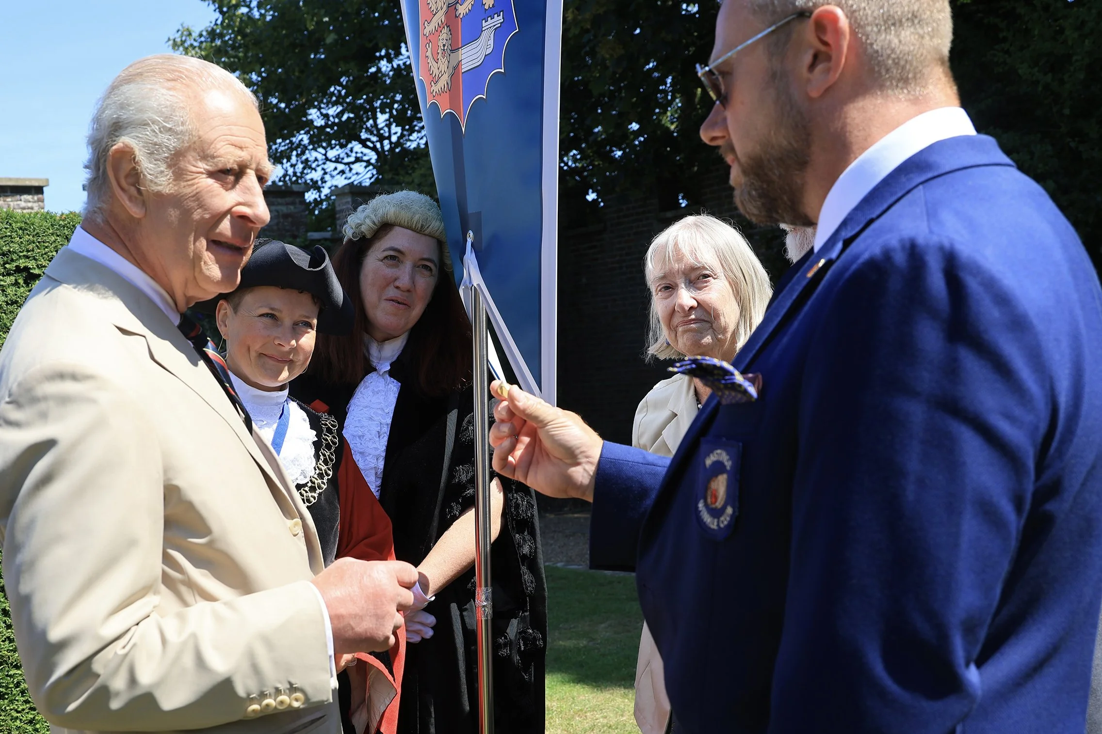 Hastings  HM The King visits Walmer Castle  4F2A0836.jpg