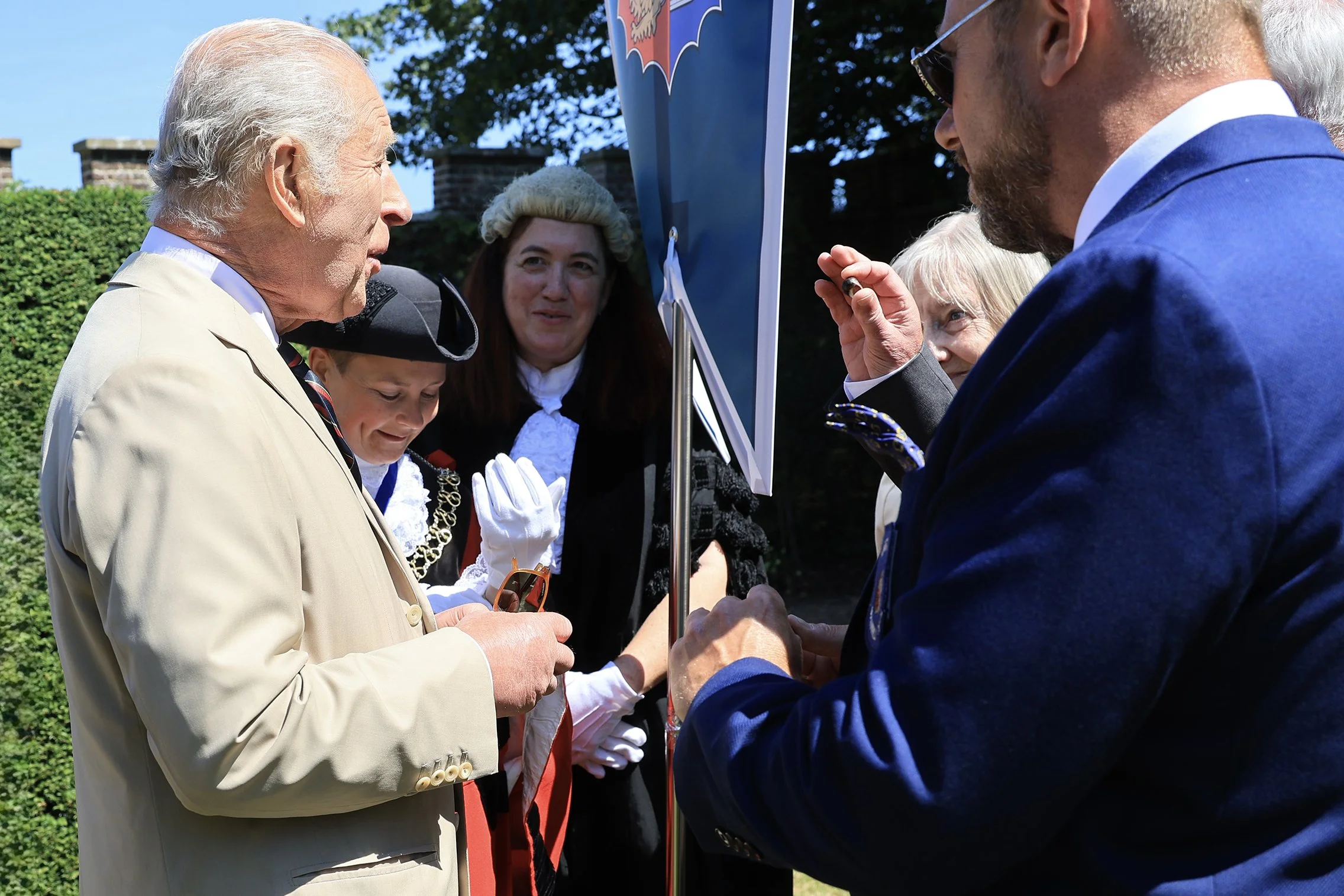 Hastings  HM The King visits Walmer Castle  4F2A0840.jpg