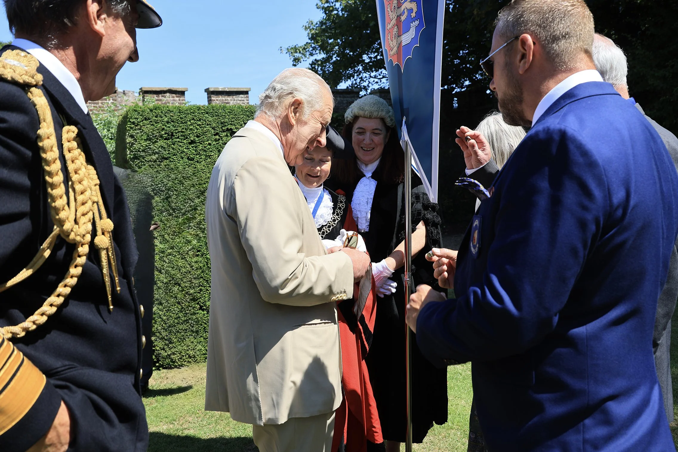 Hastings  HM The King visits Walmer Castle  4F2A0841.jpg