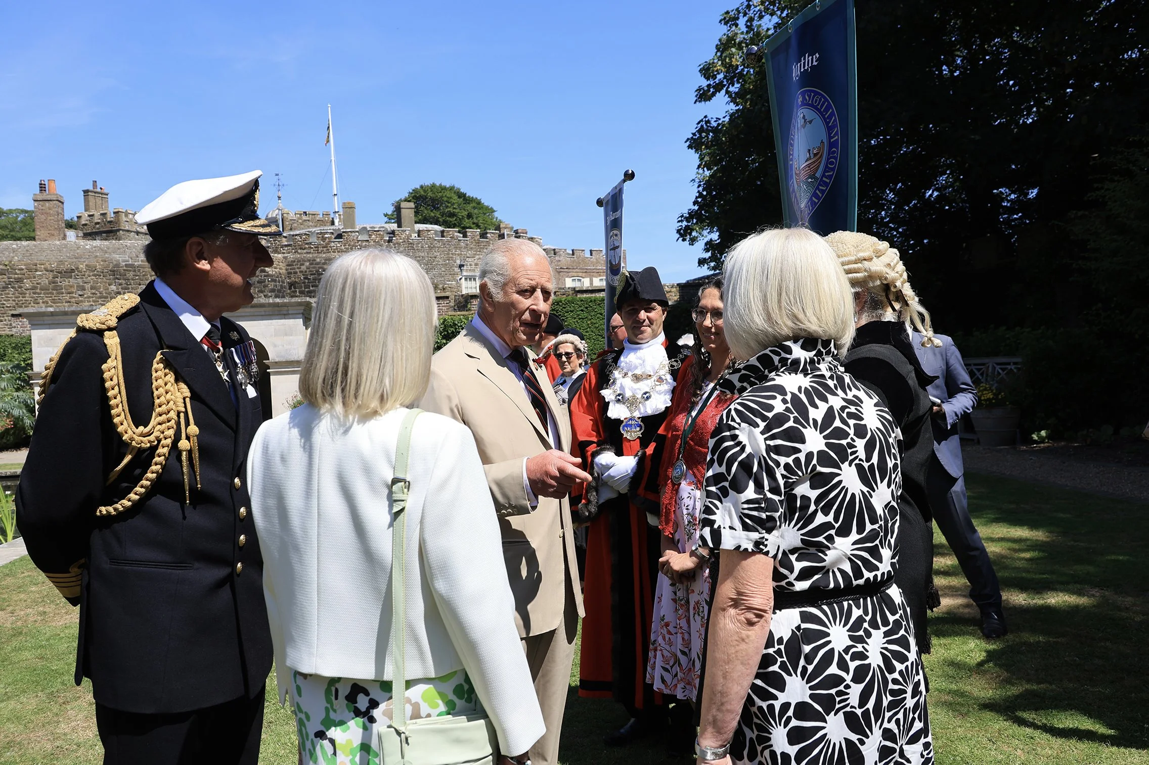 Hythe  HM The King visits Walmer Castle  4F2A0870.jpg