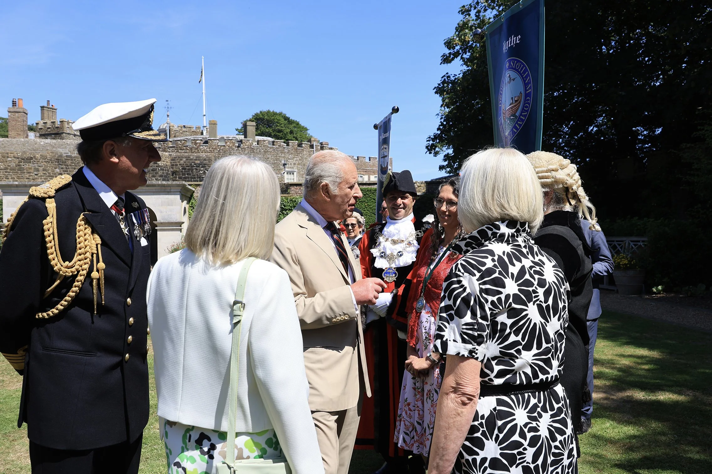 Hythe  HM The King visits Walmer Castle  4F2A0871.jpg