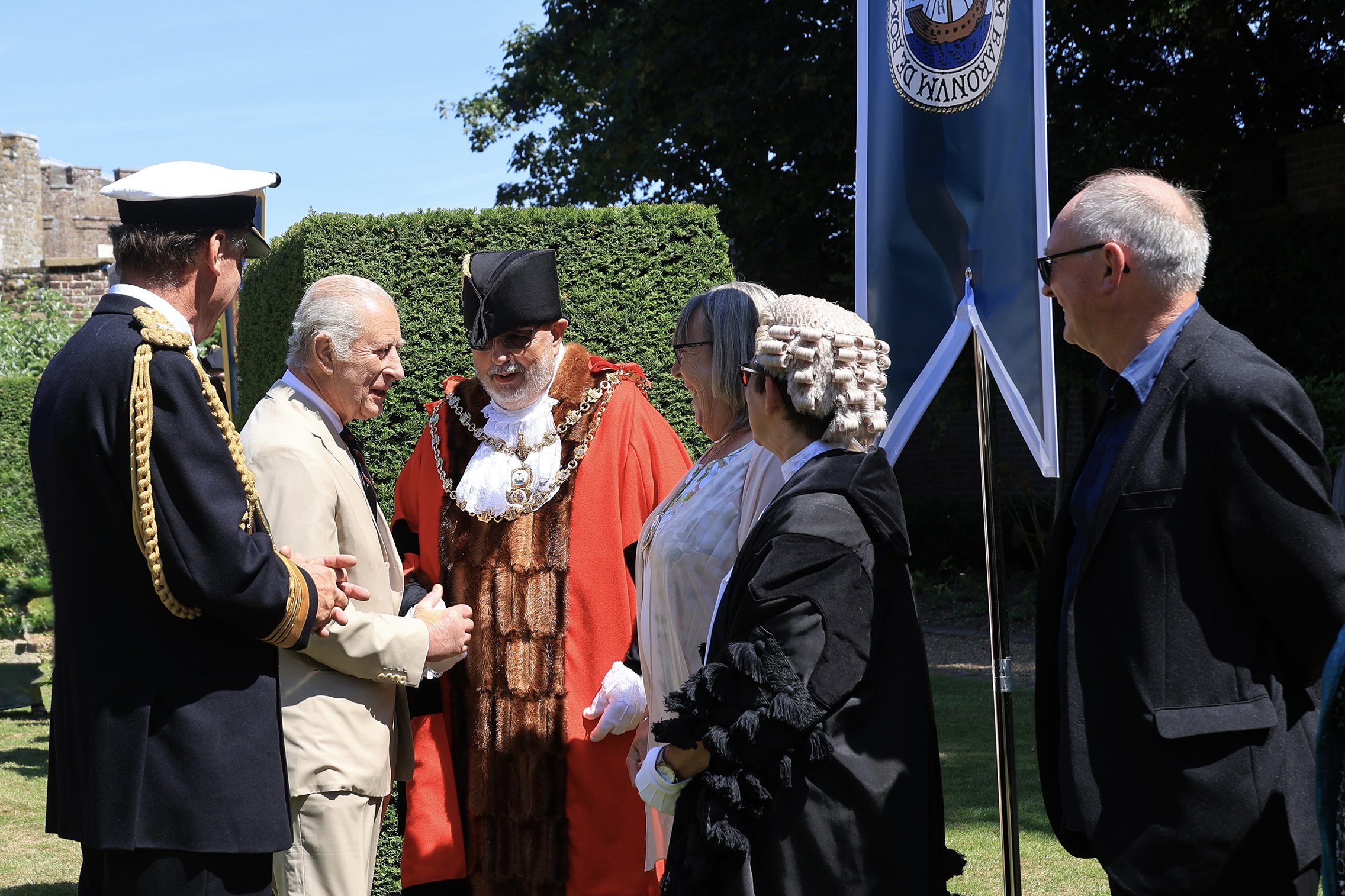 New Romney  HM The King visits Walmer Castle 4F2A0857.jpg