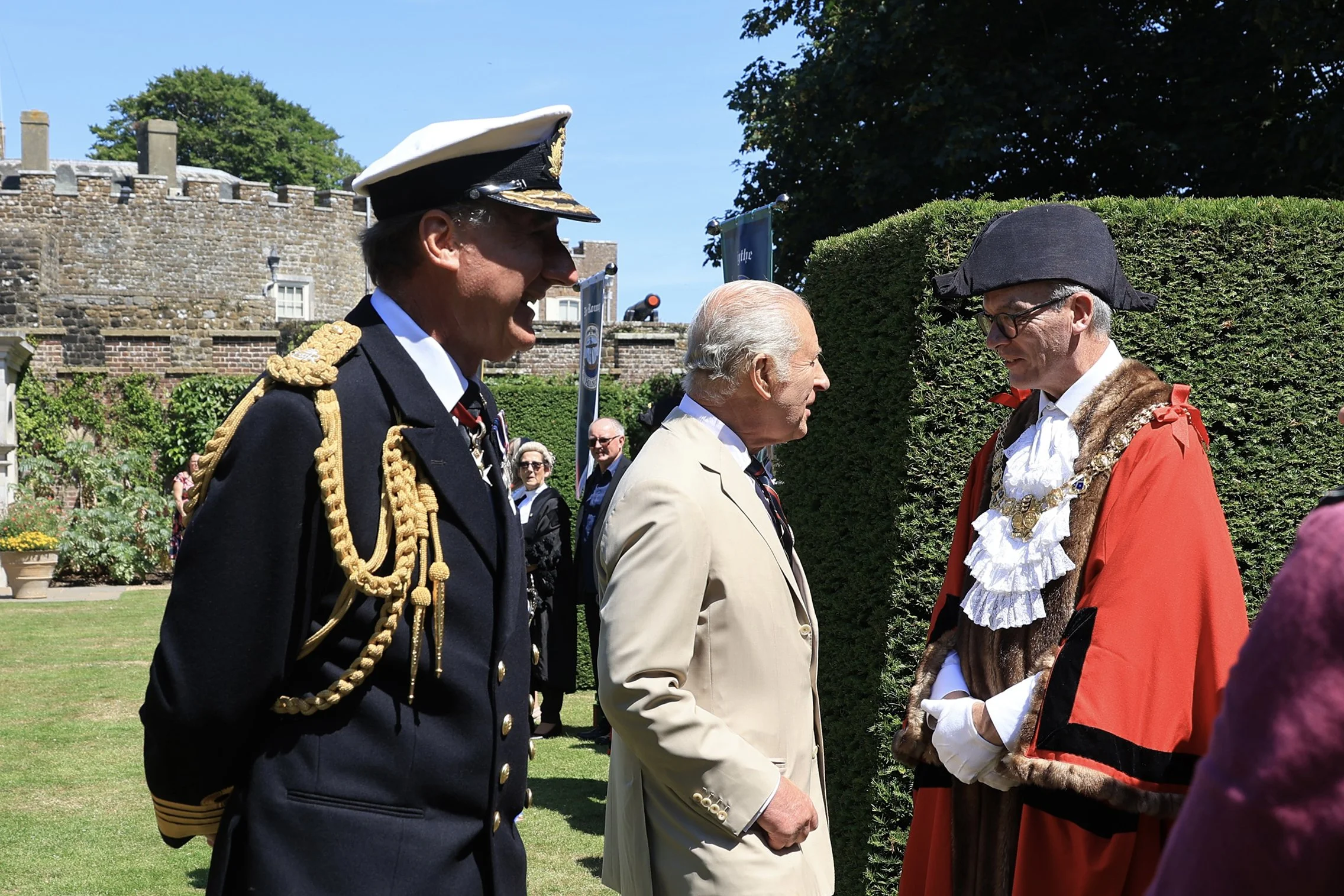 Sandwich  HM The King visits Walmer Castle  4F2A0879.jpg