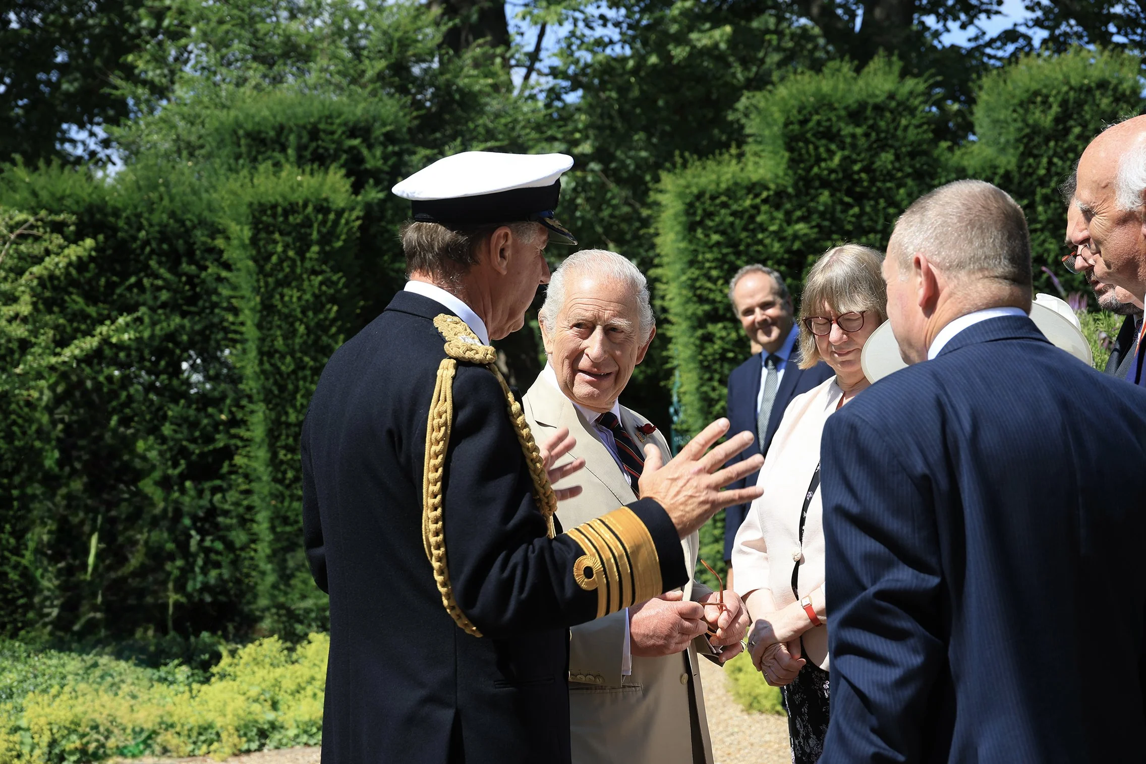 The Cinque Ports Group  HM The King visits Walmer Castle 4F2A0823.jpg