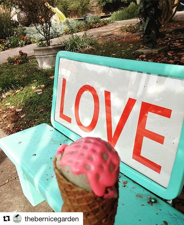 #takeaseattagandpost #loveseatlr #somalittlerock @thebernicegarden  @loblollycreamery#icecream