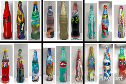  a selection of the 100 bottles from a collaboration with Jerry Colburn 